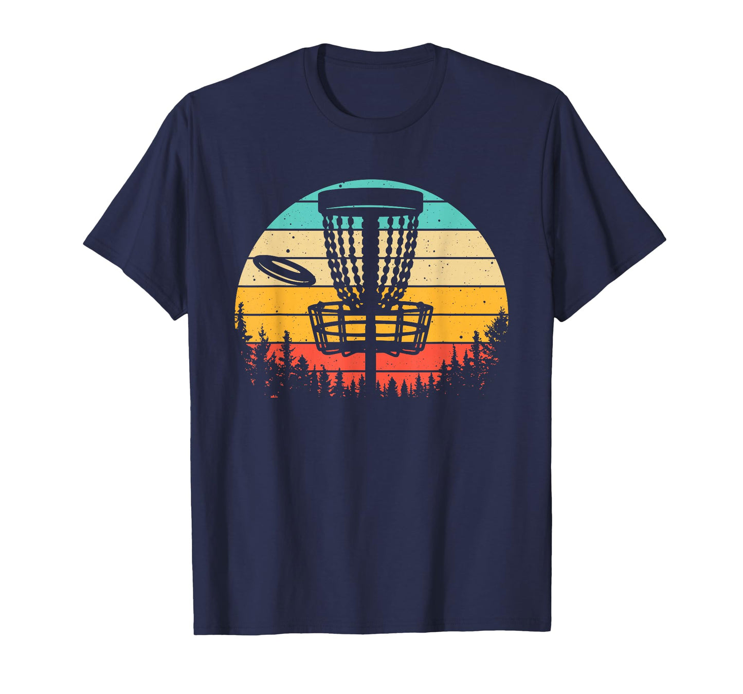 Funny Disc Golf Art For Men Women Vintage Disc Golfer Lovers T-Shirt