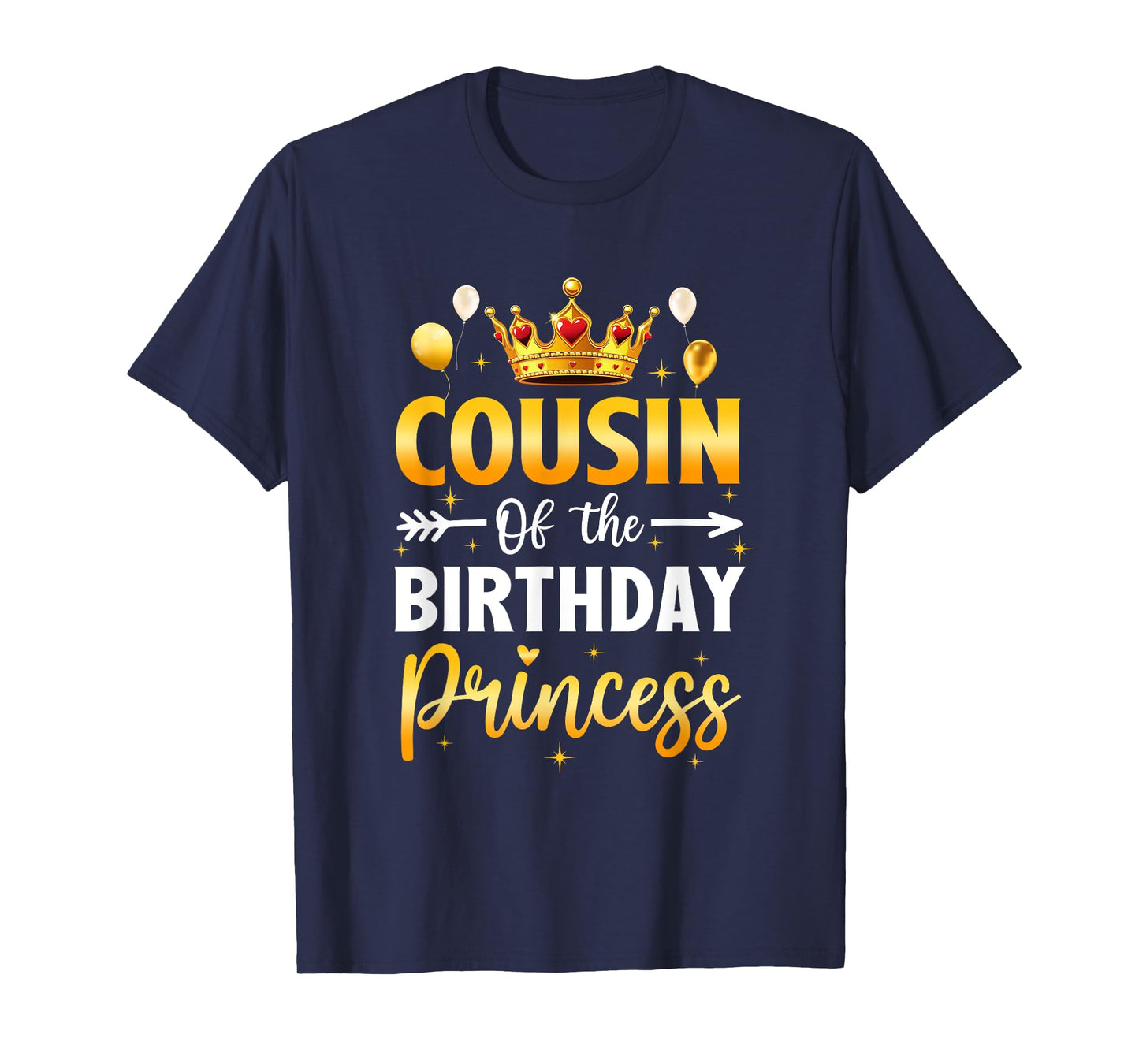 Cousin Of The Birthday Princess Birthday Girl Party Family T-Shirt