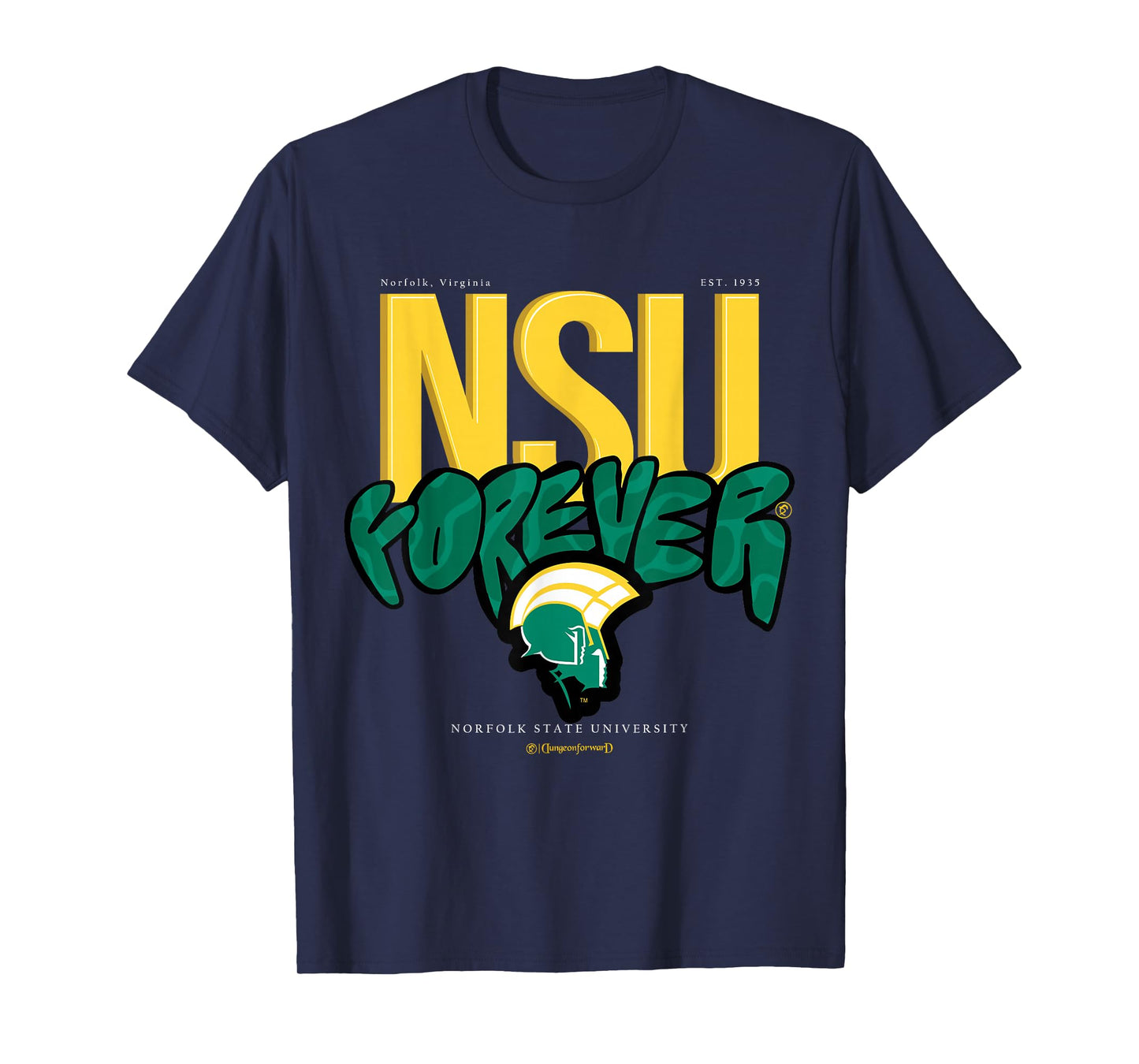 The Yard Essentials - Norfolk State University - NSU Forever T-Shirt