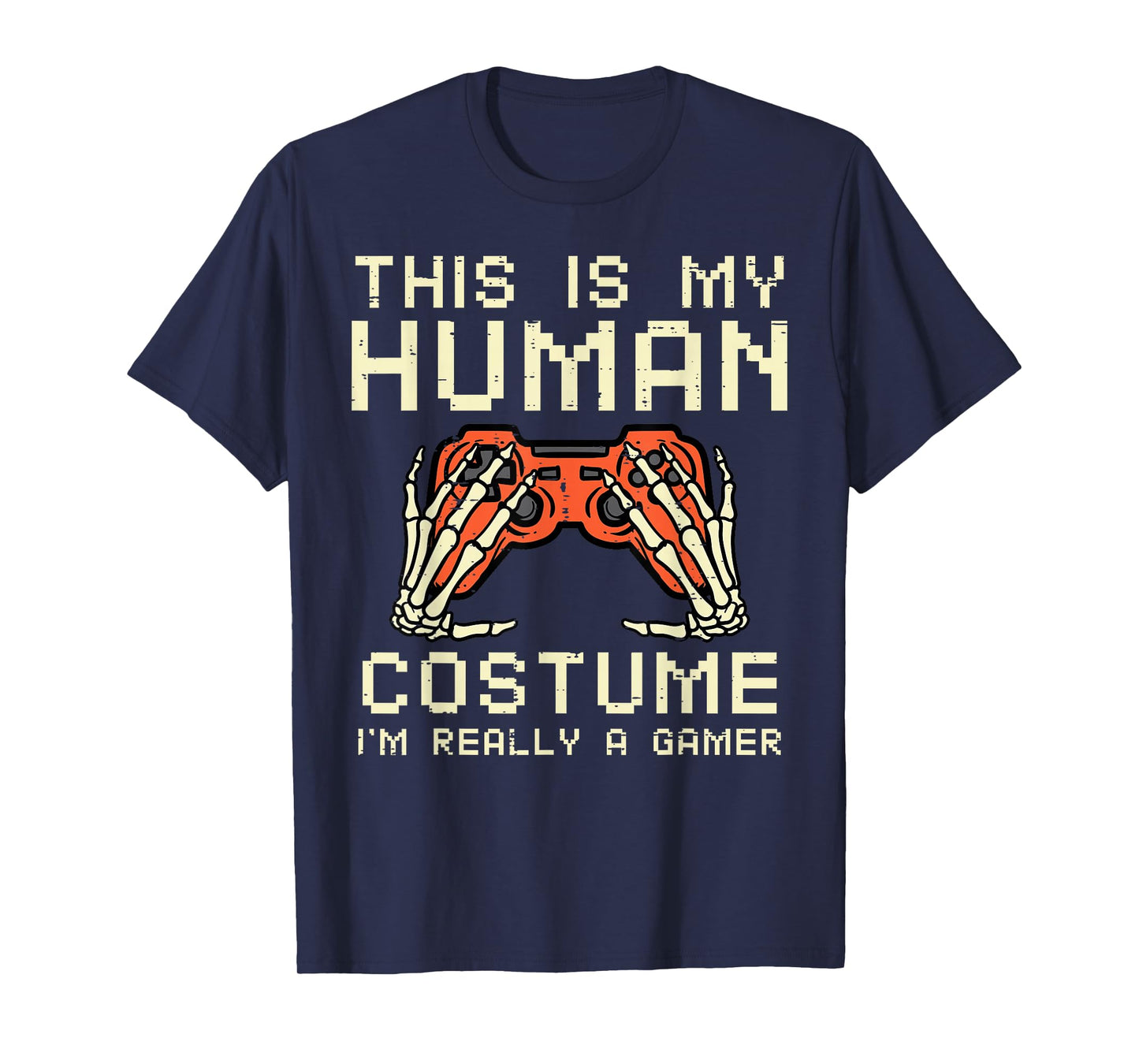 Halloween Human Costume Im A Gamer Costume Men Boys Kids T-Shirt