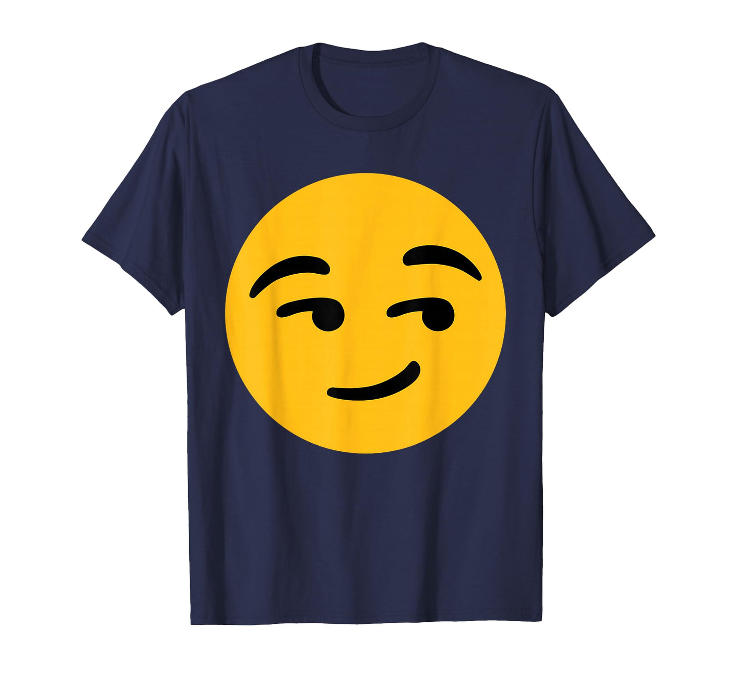 Funny Emoticon Smirking Sarcastic Face of Contempt T-Shirt