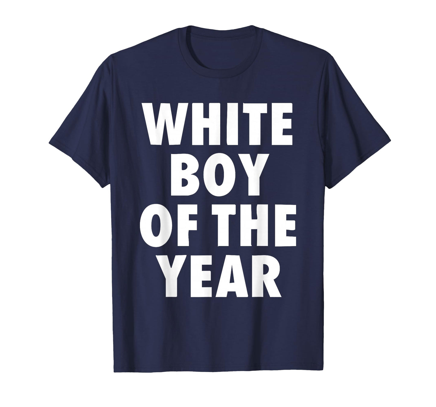 White Boy of The Year for Men Boys Kids Funny Graphic T-Shirt