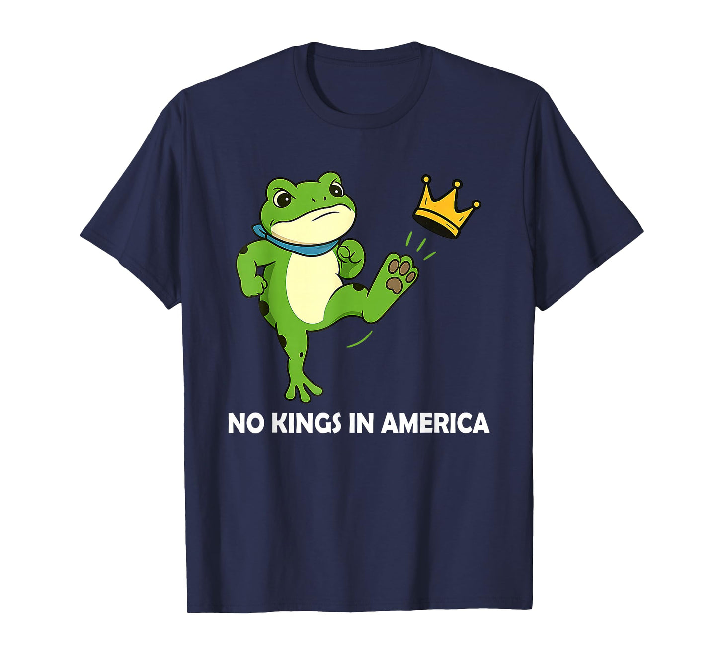 Frog No Kings Shirt Men Women No Kings in America T-Shirt