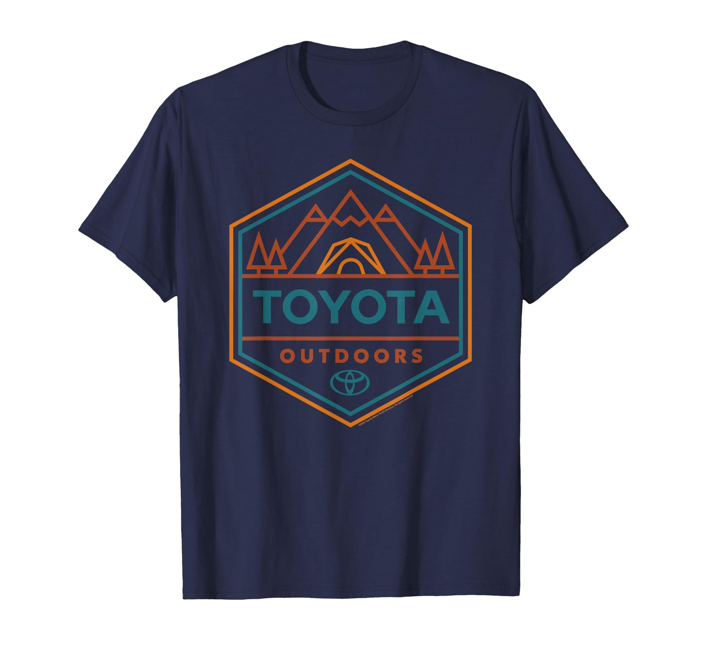 Toyota Outdoors Art Line Big Chest Logo T-Shirt