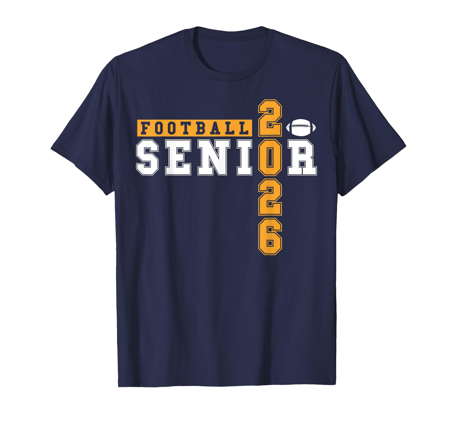 Football Senior Night Football Senior 2026 Graduation 17 T-Shirt
