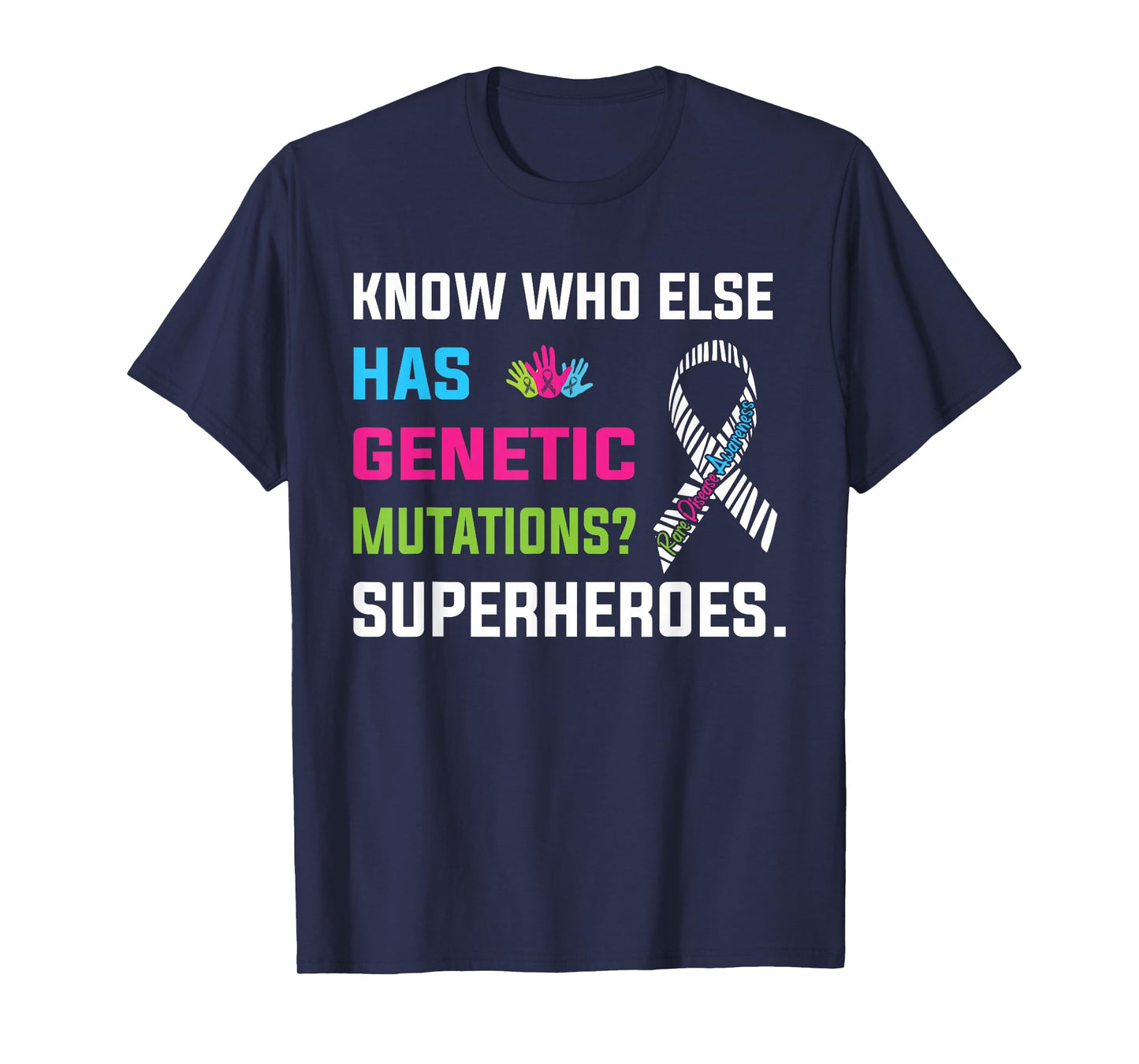 Rare Disease Awareness Day 2025 Rare Genes Superheroes T-Shirt