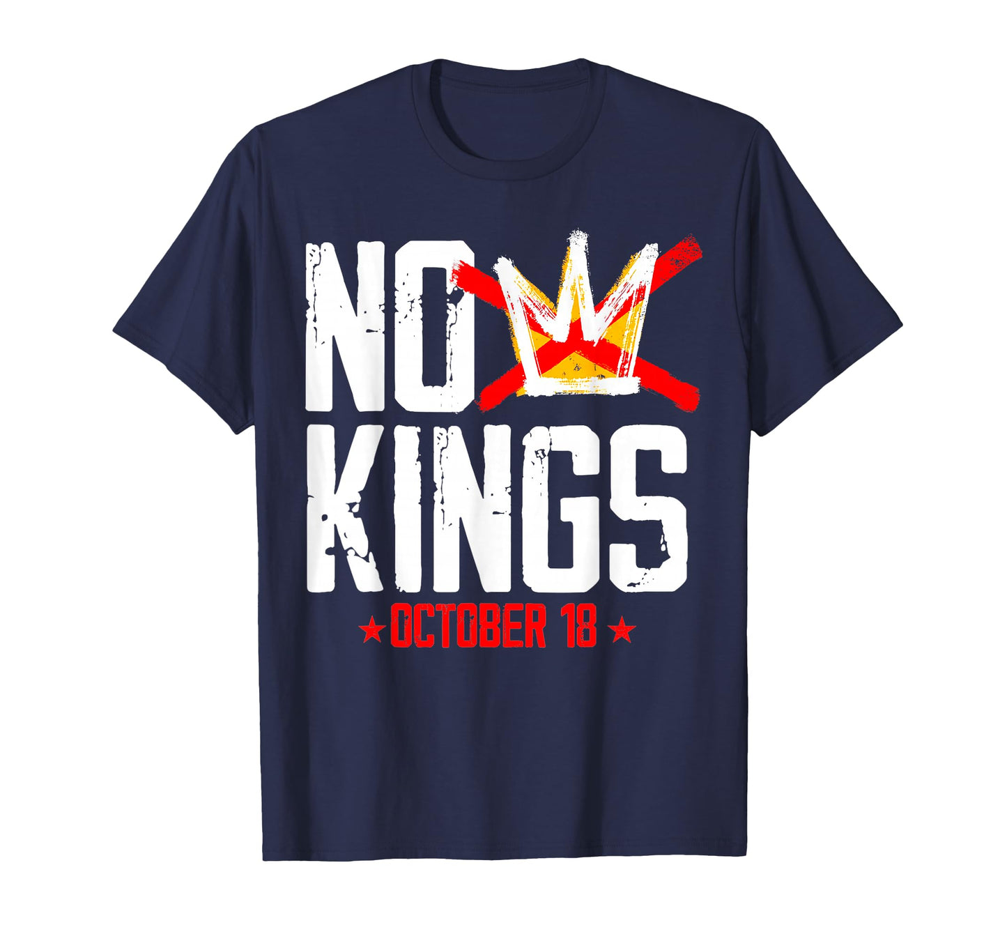 No Kings October 18 in America Serve No Kings Patriotic T-Shirt