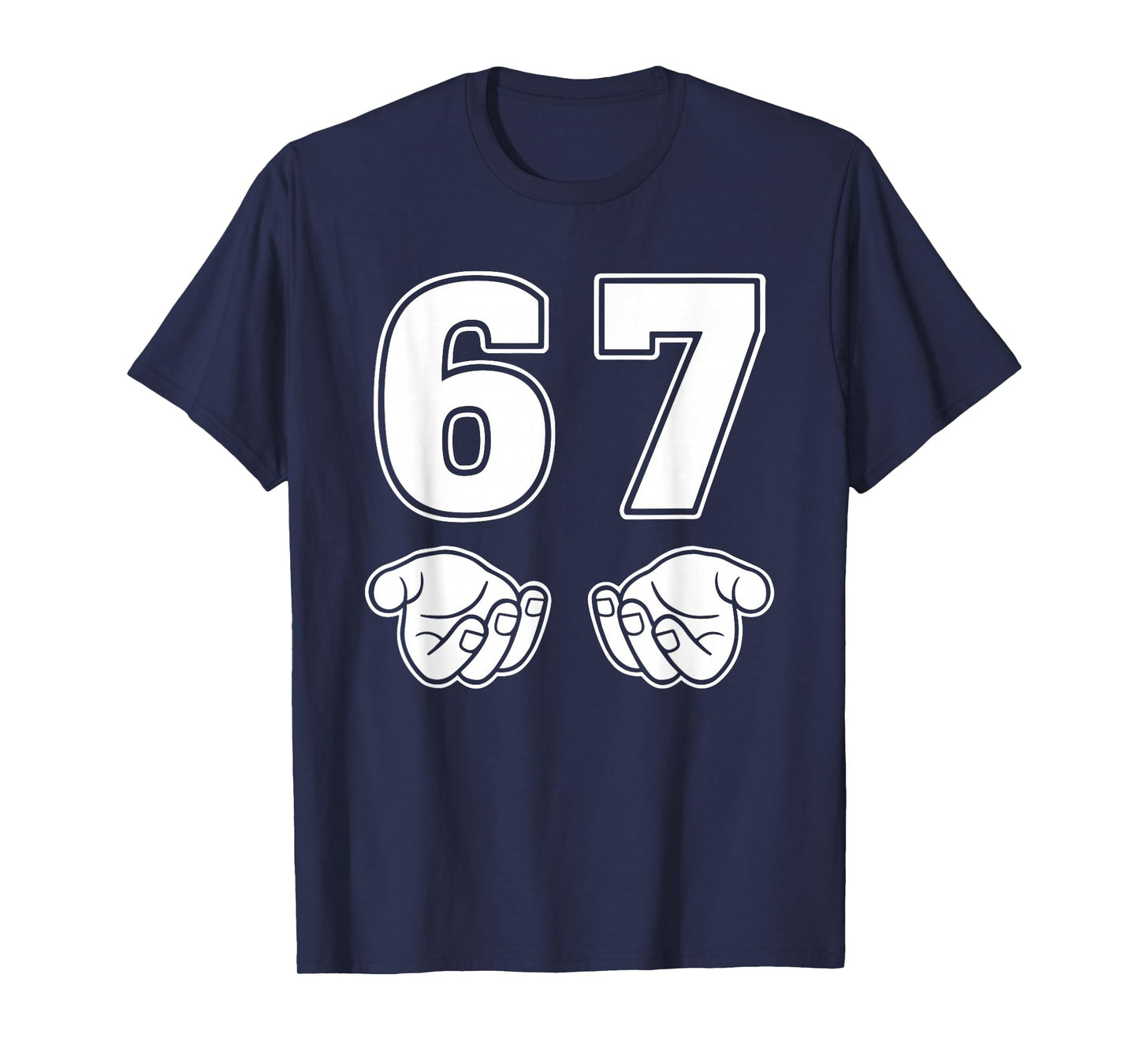 67 Meme Funny Six Seven Retro 6-7 Gen Sigma Aura Slang T-Shirt