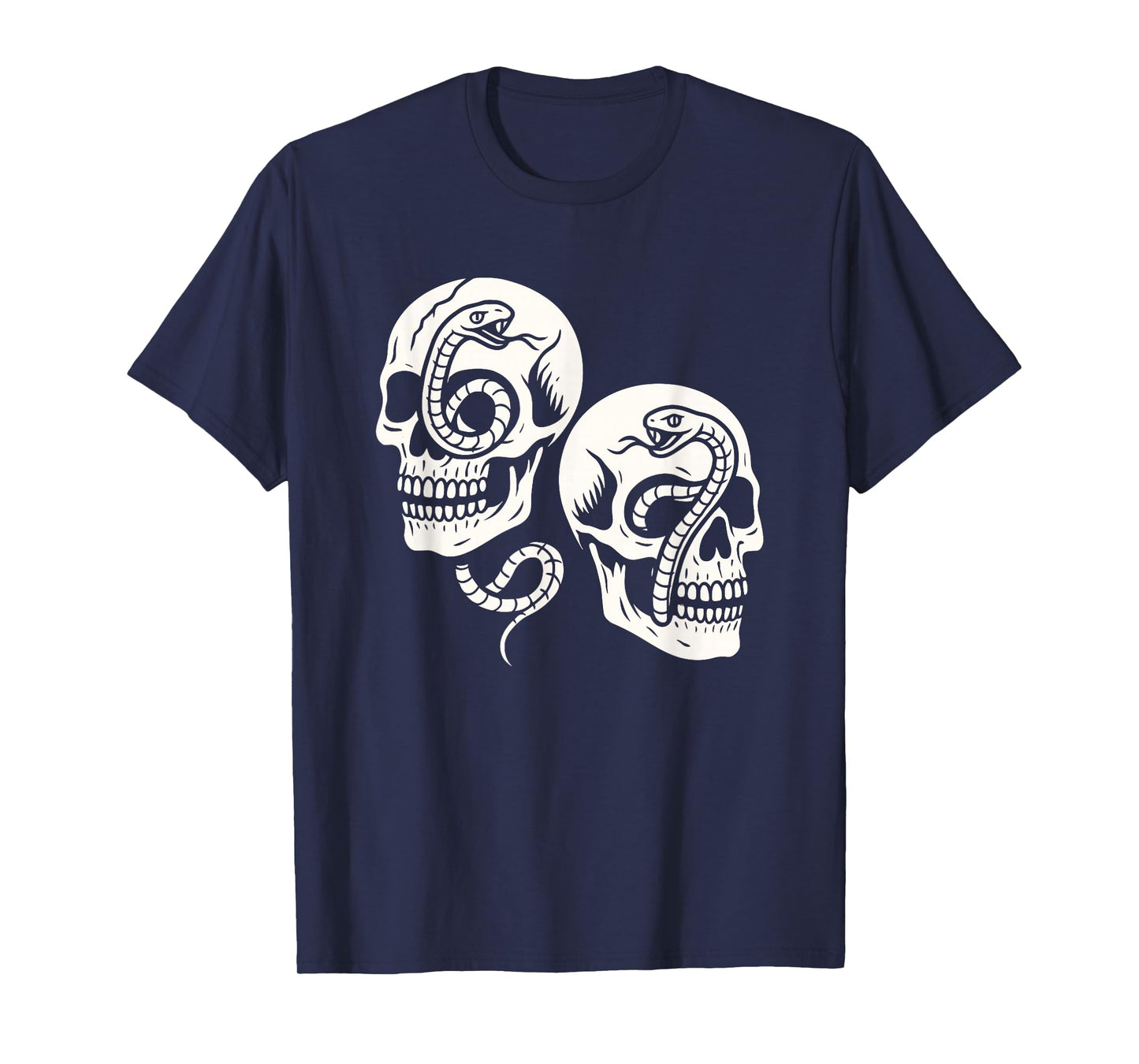6 7 Skulls and Snakes 6-7 Meme Halloween Gothic Graphic T-Shirt