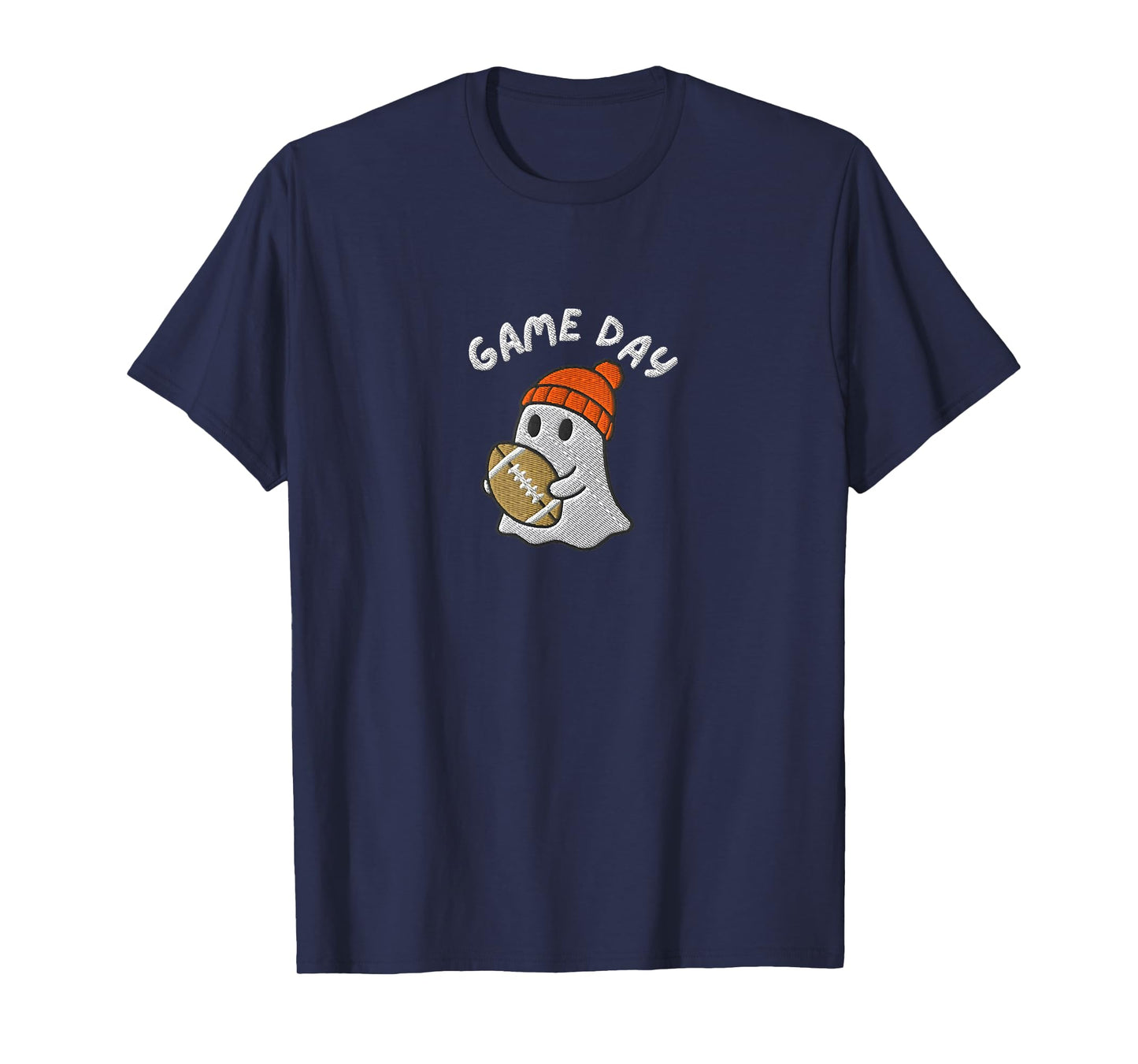 Football Game Day Ghost Halloween T-Shirt
