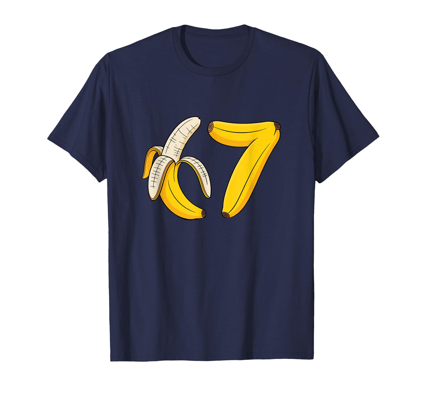 67 Banana Rizz Meme Funny Six Seven Gen Alpha Slang 6 7 T-Shirt