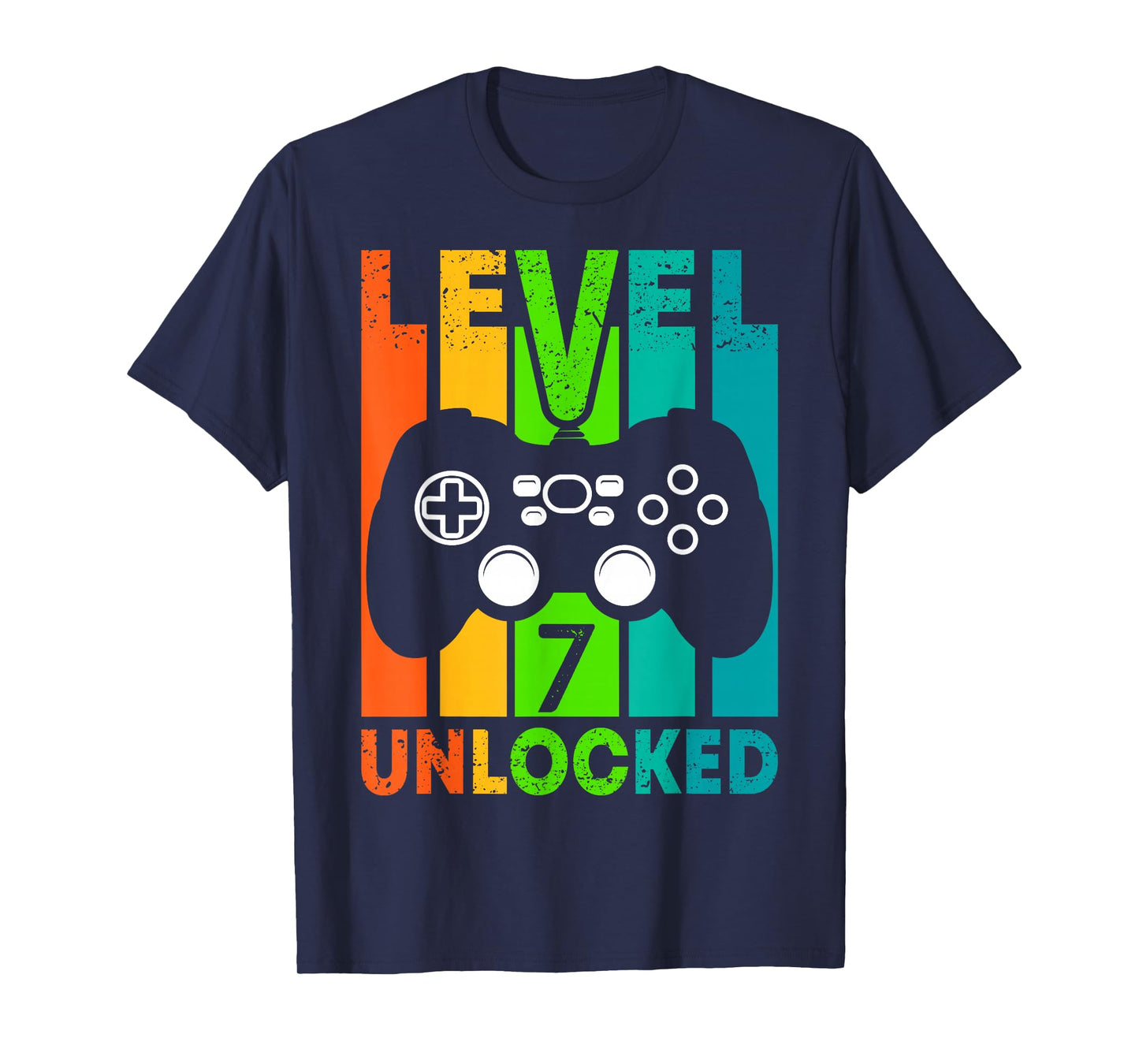 7th Birthday Gamer Boy or Gamer Girl - Level 7 Unlocked T-Shirt