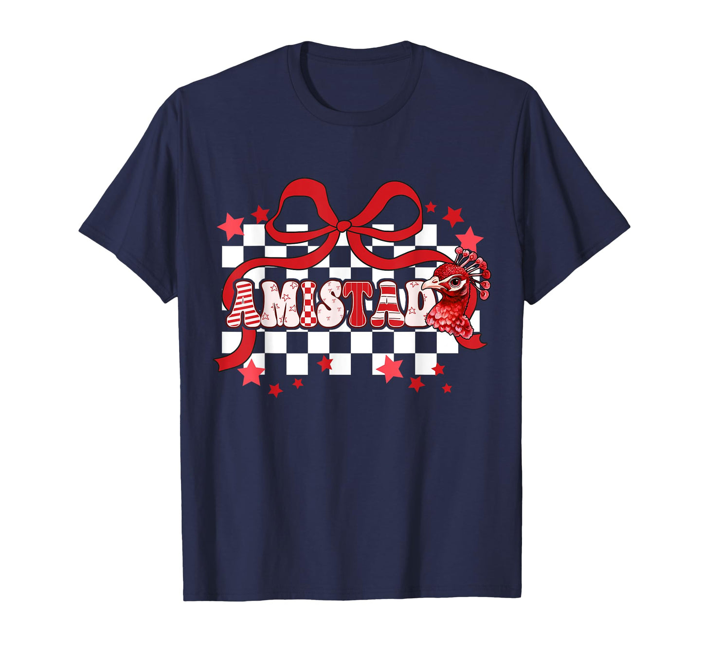 Amistad Coquette Throwback Mascot School Spirit T-Shirt
