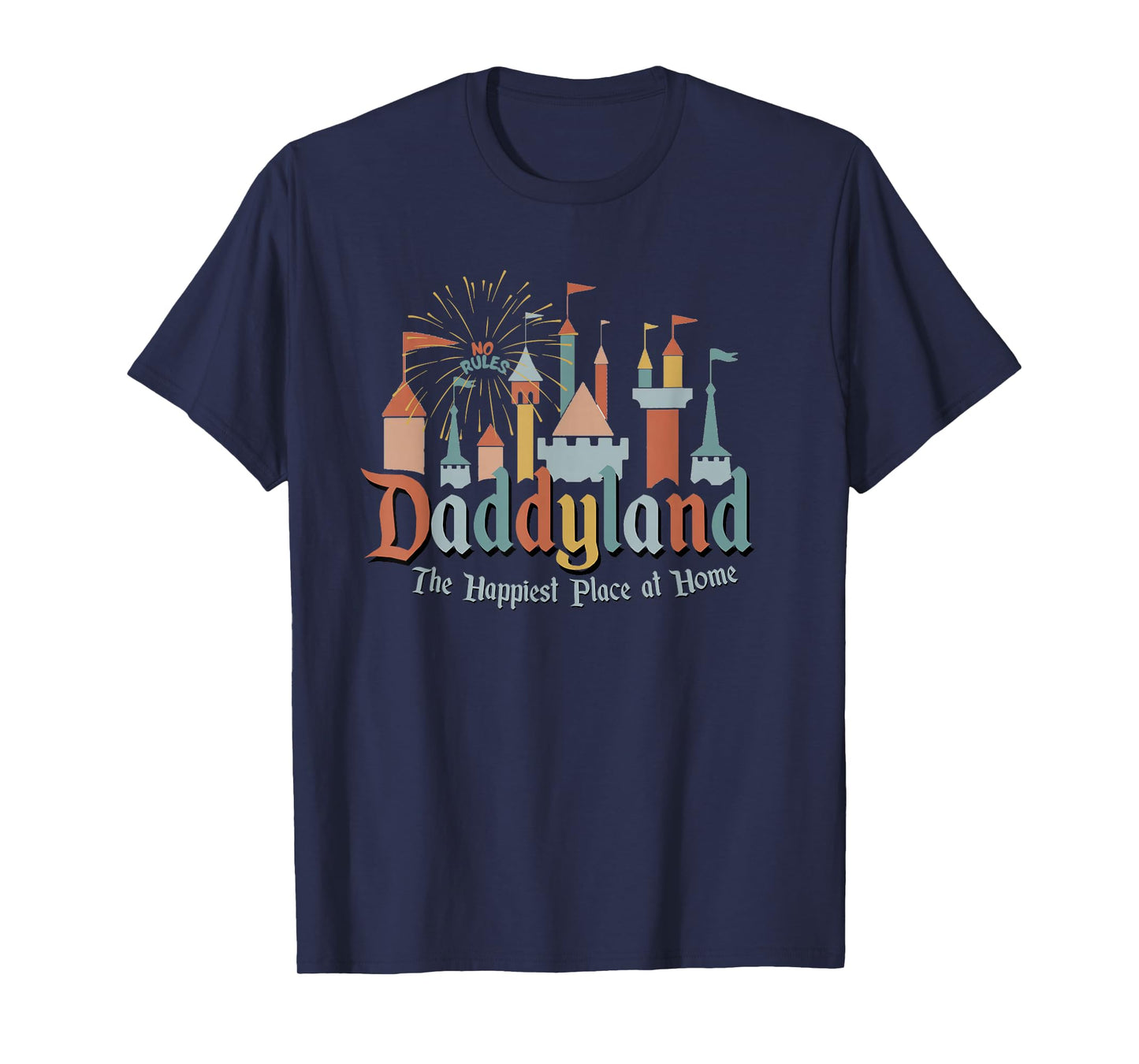 Funny Father's Day T-Shirt Daddyland Papa Dad Gift T-Shirt