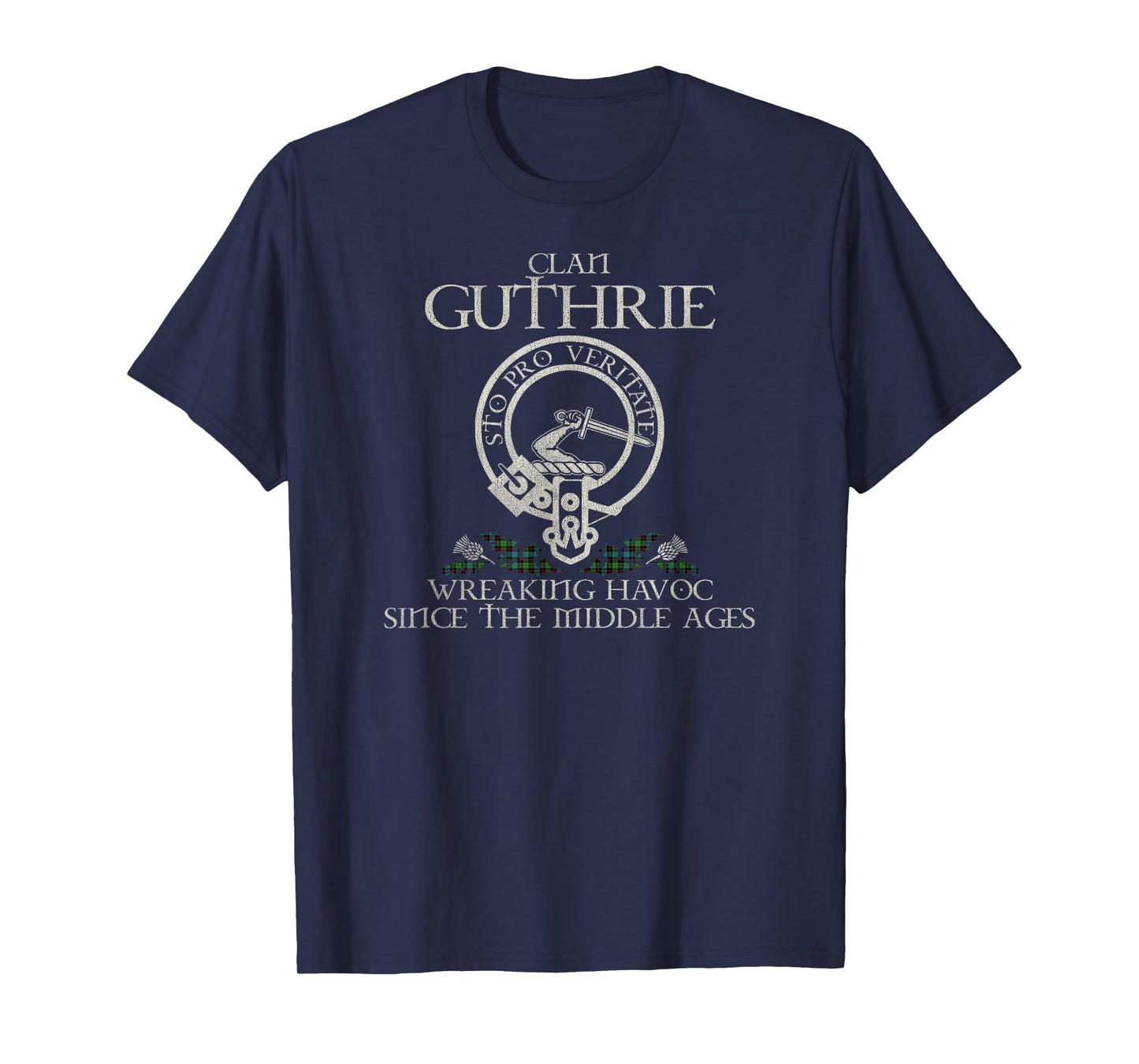 Clan Guthrie Crest, Surname, Scottish Heritage Vintage T-Shirt
