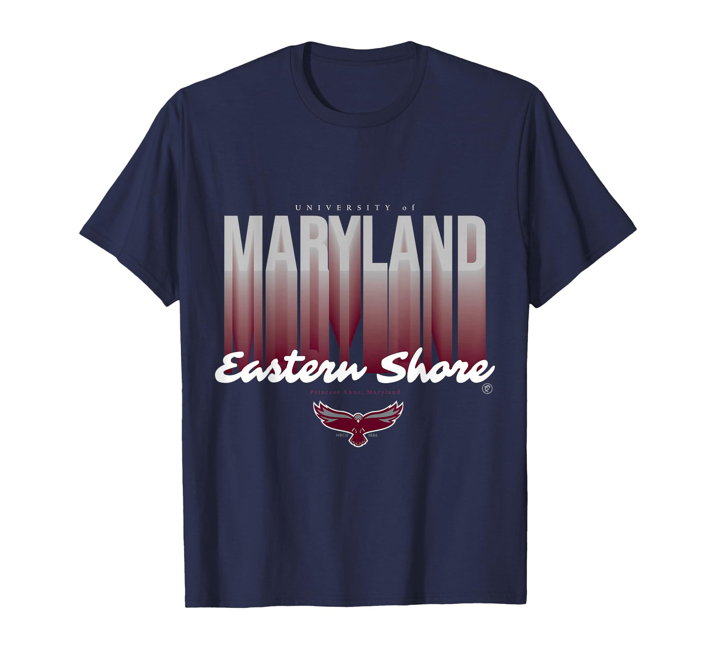 The Yard Essentials - Maryland Eastern Shore - UMES Fade T-Shirt