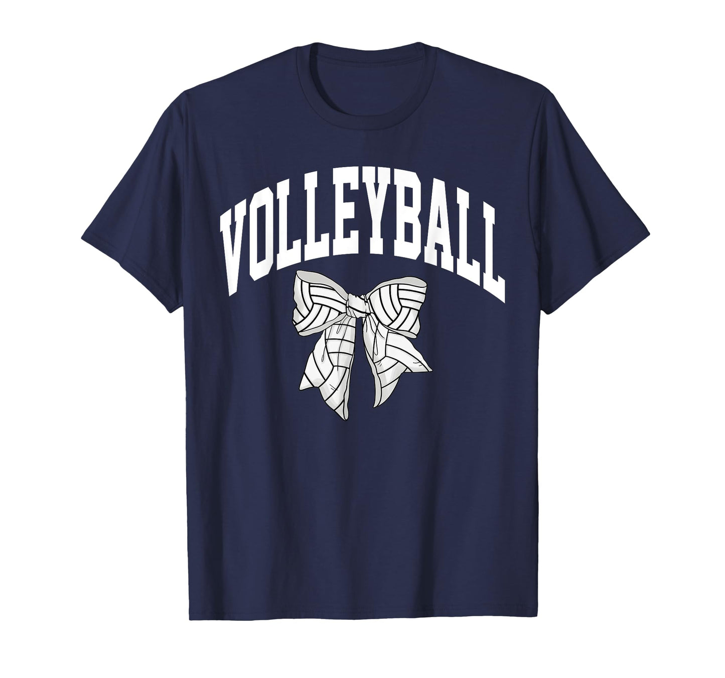 Volleyball Game Day Coquette Bow Volleyball Girls Women T-Shirt