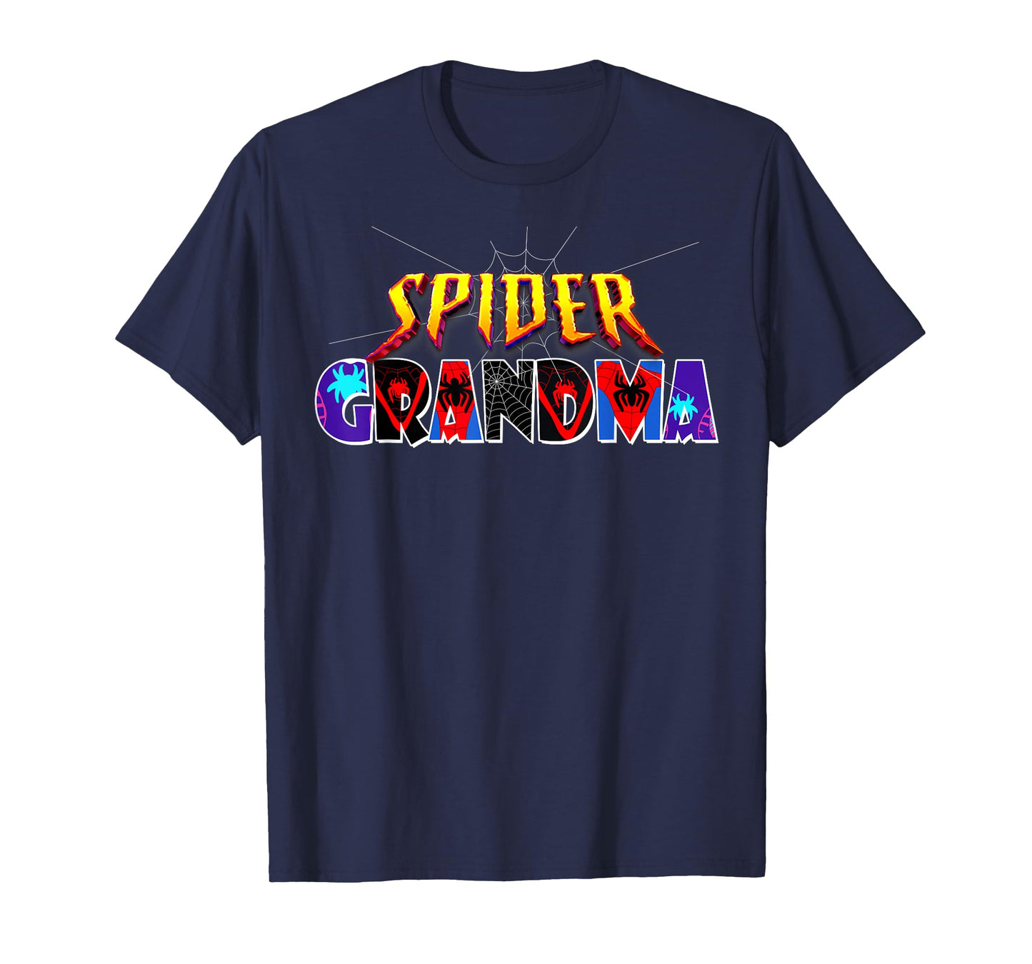 Spider Grandma Shirt Birthday Mothers Day Halloween Costumes T-Shirt