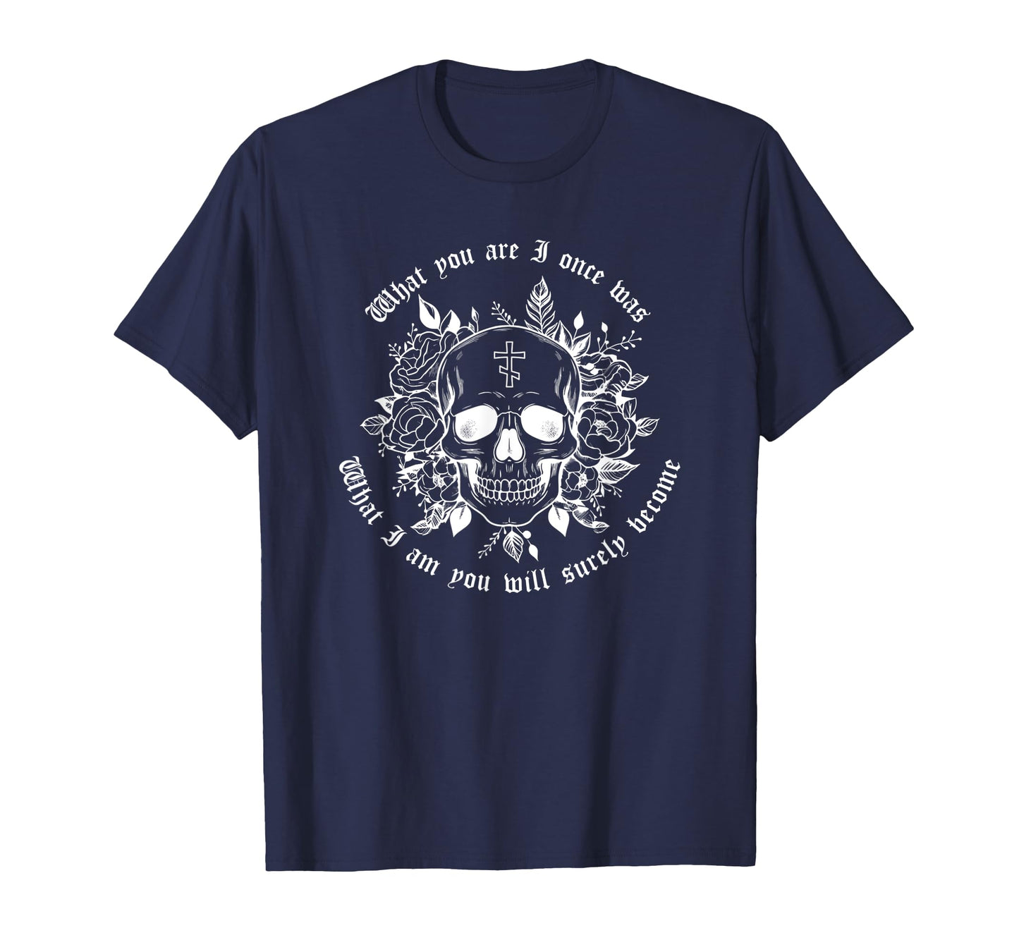 Vintage Remember Death Skull Cross Orthodox Church T-Shirt