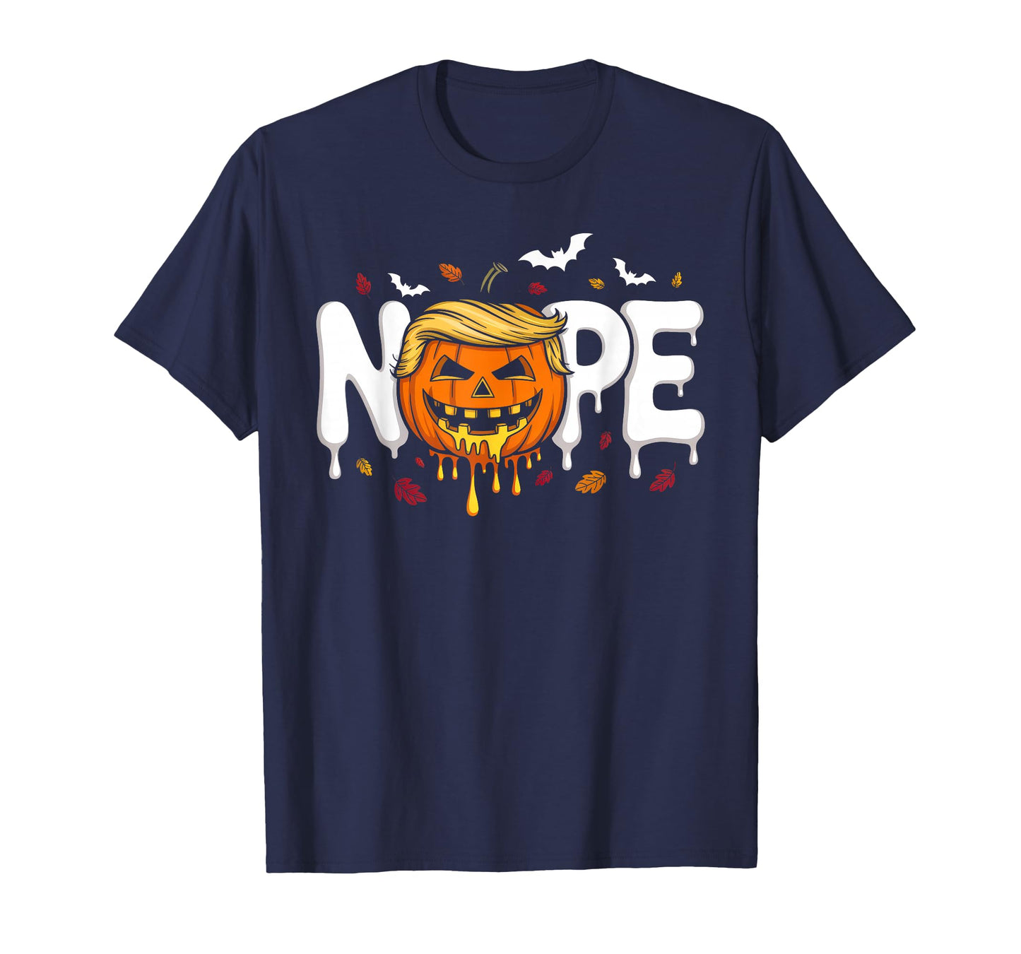 Funny No Kings Halloween 2025 Distressed USA Flag T-Shirt
