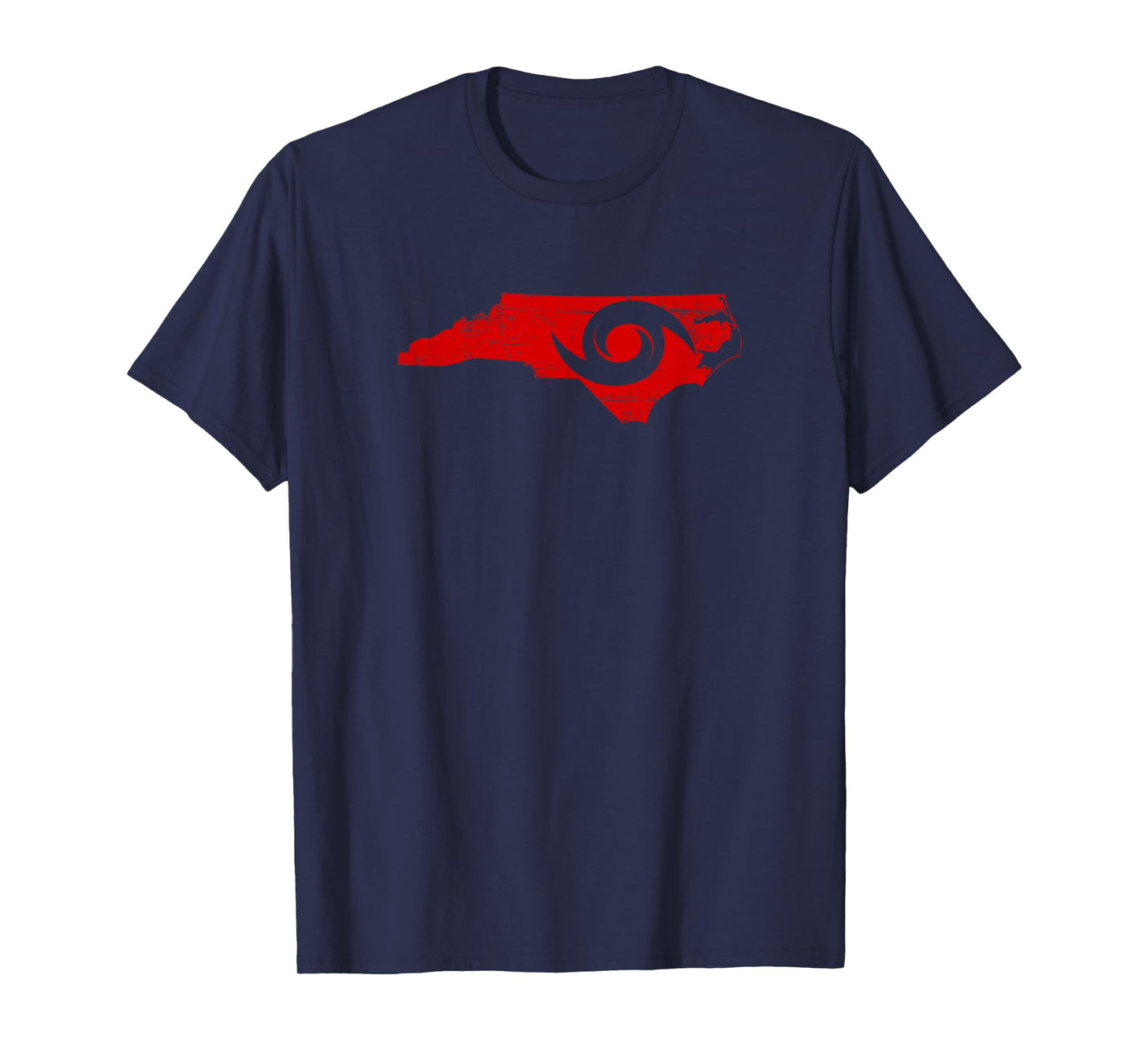 Red North Carolina Eye of the Hurricane T-Shirt