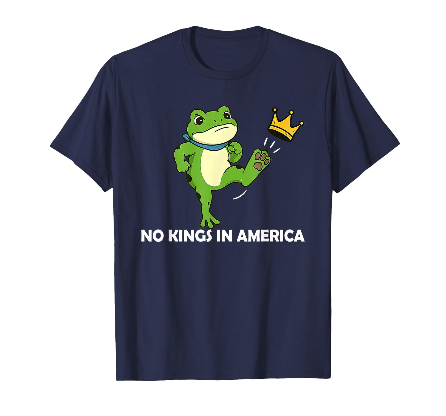 Frog No Kings in America We The People Political T-Shirt