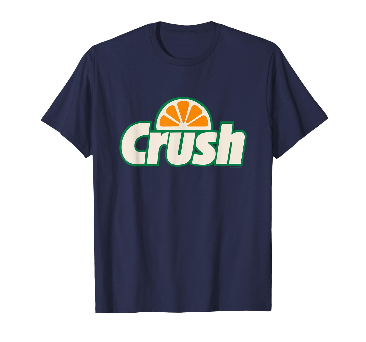 Crush Orange Slice Graphic Throwback Design T-Shirt
