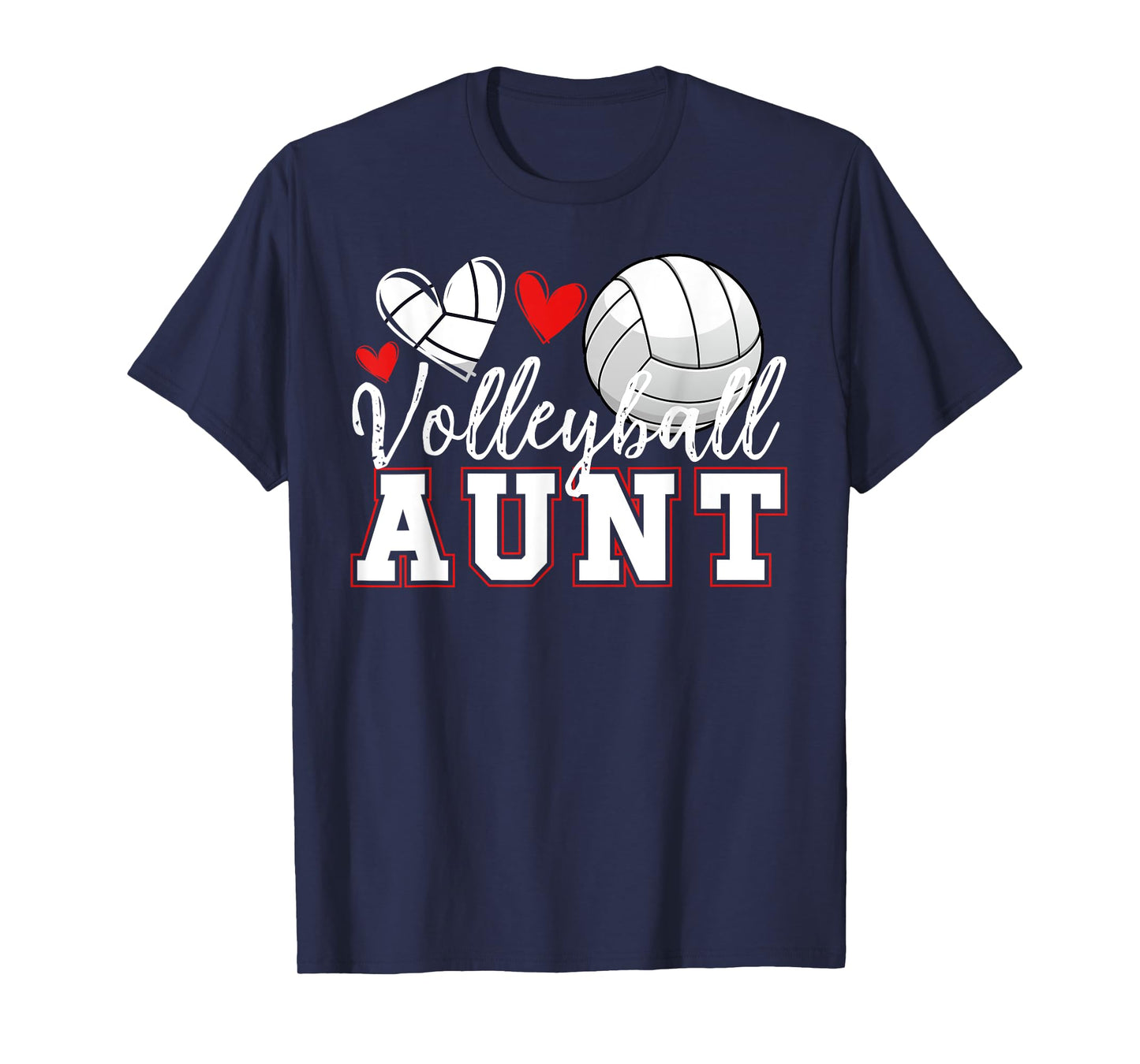 Volleyball Aunt Of A Volleyball Player Aunt T-Shirt