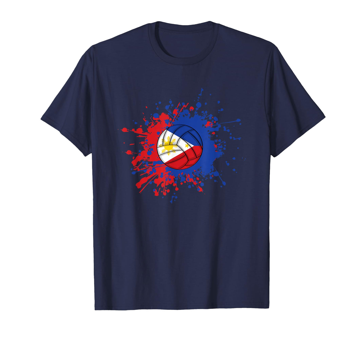Philippine Volleyball With The Flag Of Philippines T-Shirt
