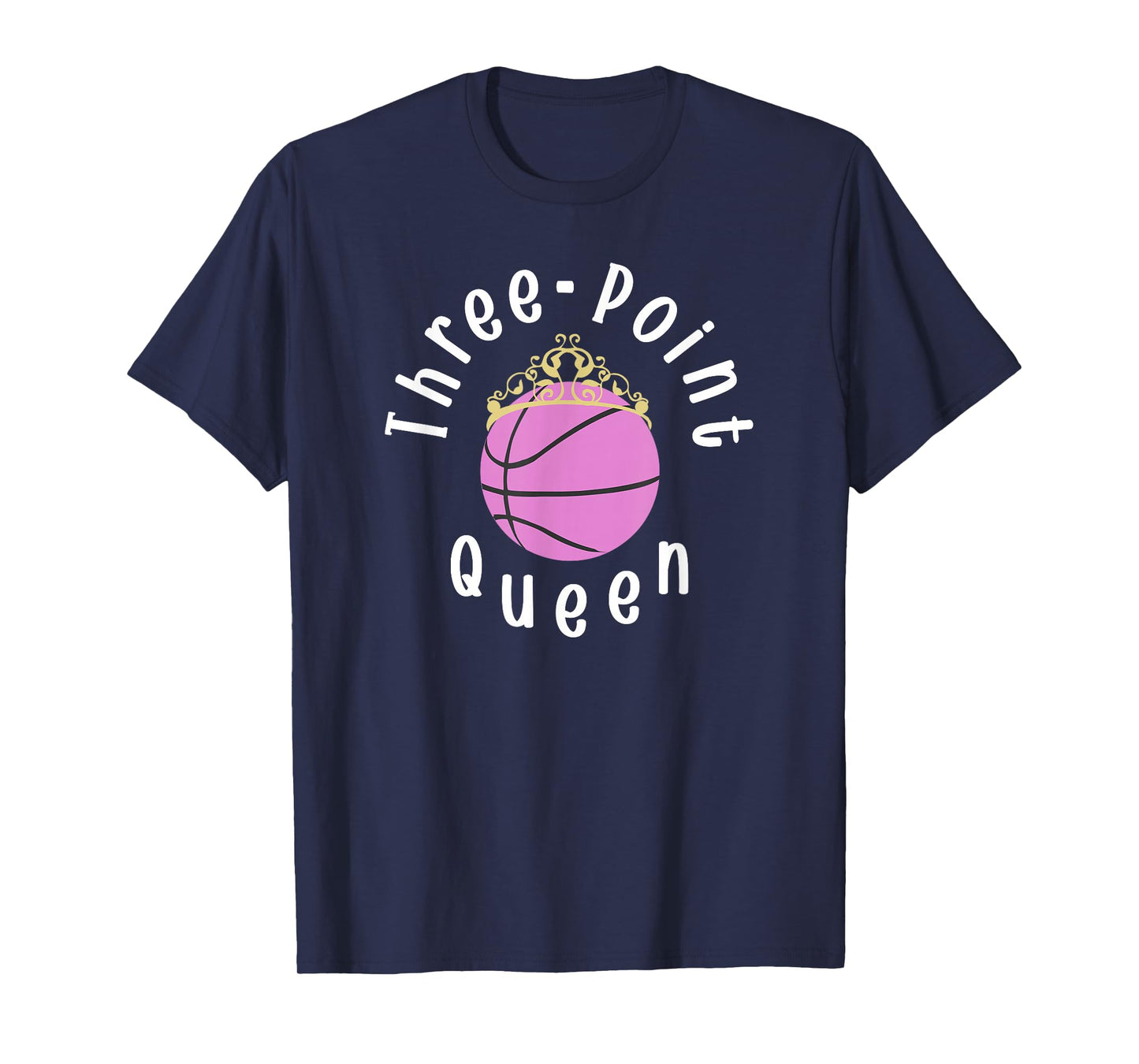 Three Point Shot Queen Basketball Guard Three Pointer Expert T-Shirt