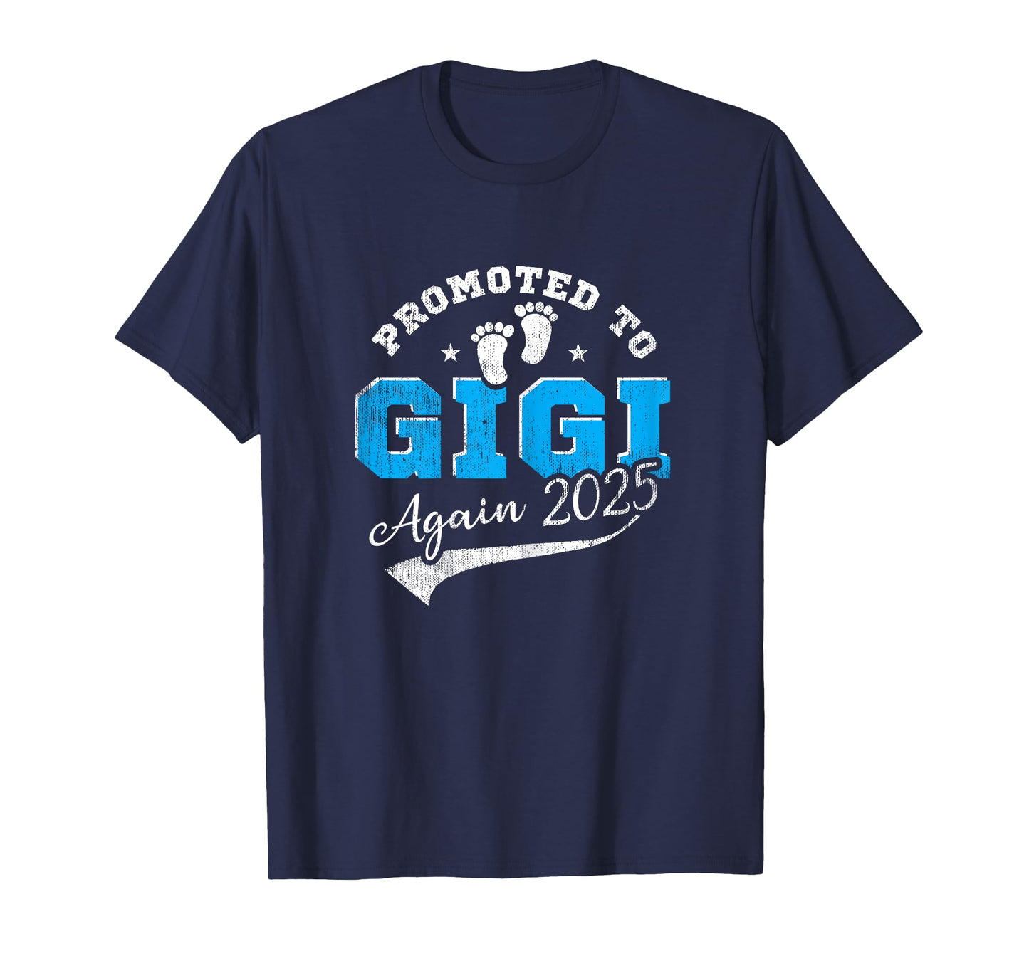 Promoted To Gigi Again 2025 Grandma 2nd Time Announce T-Shirt
