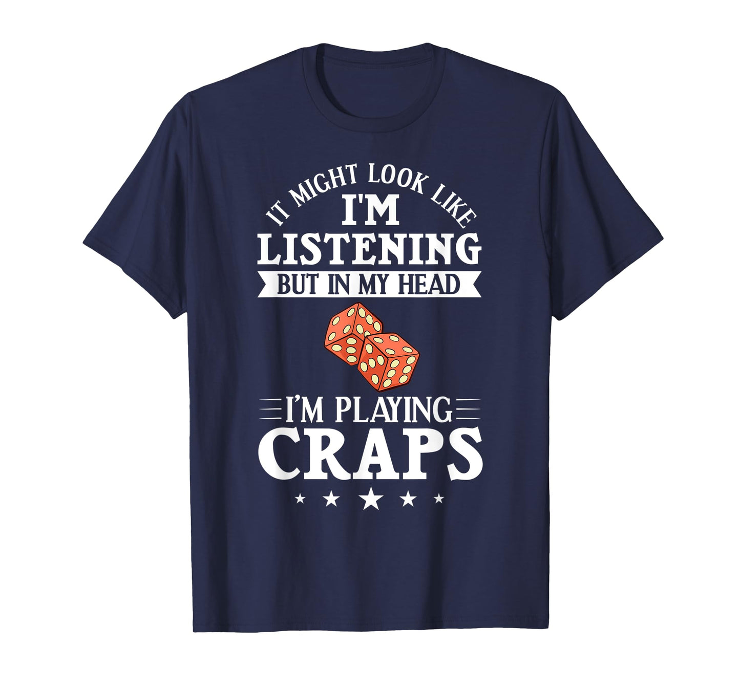 Craps Table Crapshooting Strategy Rules Game Dice Board T-Shirt