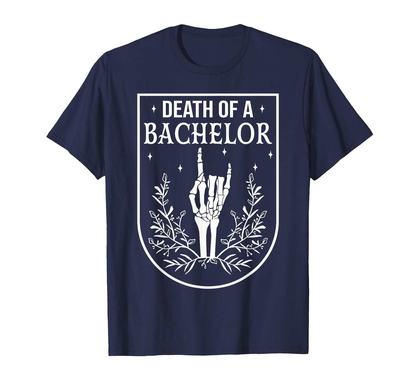 Death of A Bachelor Party Men Groom Crew Gothic Halloween T-Shirt
