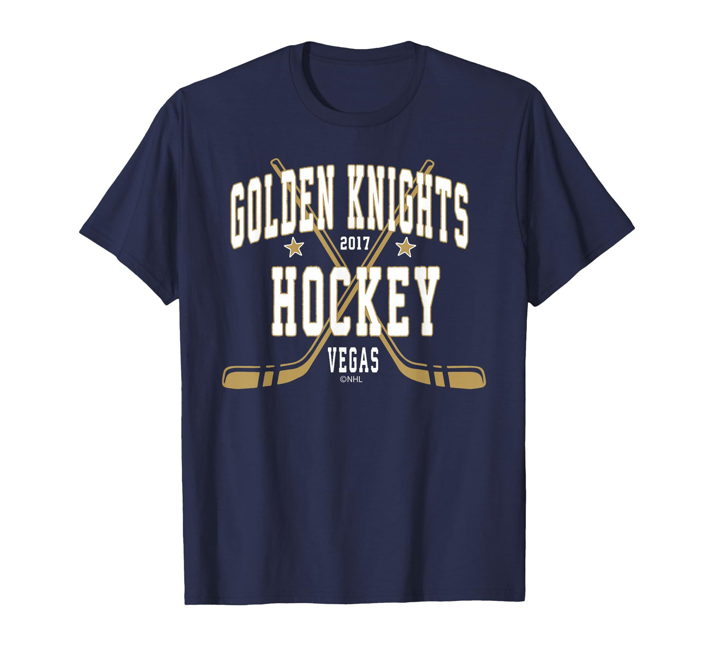 Vegas Golden Knights Stars Black Officially Licensed T-Shirt