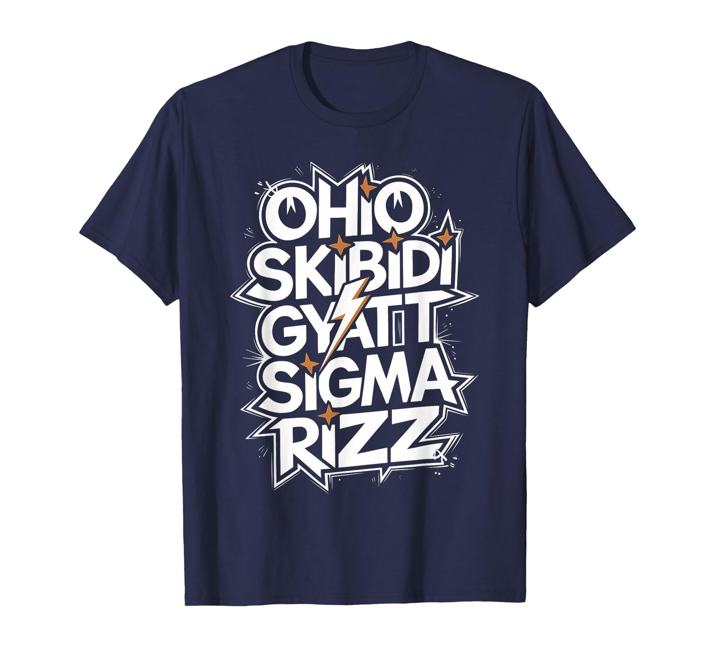 Ohio Skibidi Gyatt Sigma Rizz brainrot Funny Rizzler Meme T-Shirt