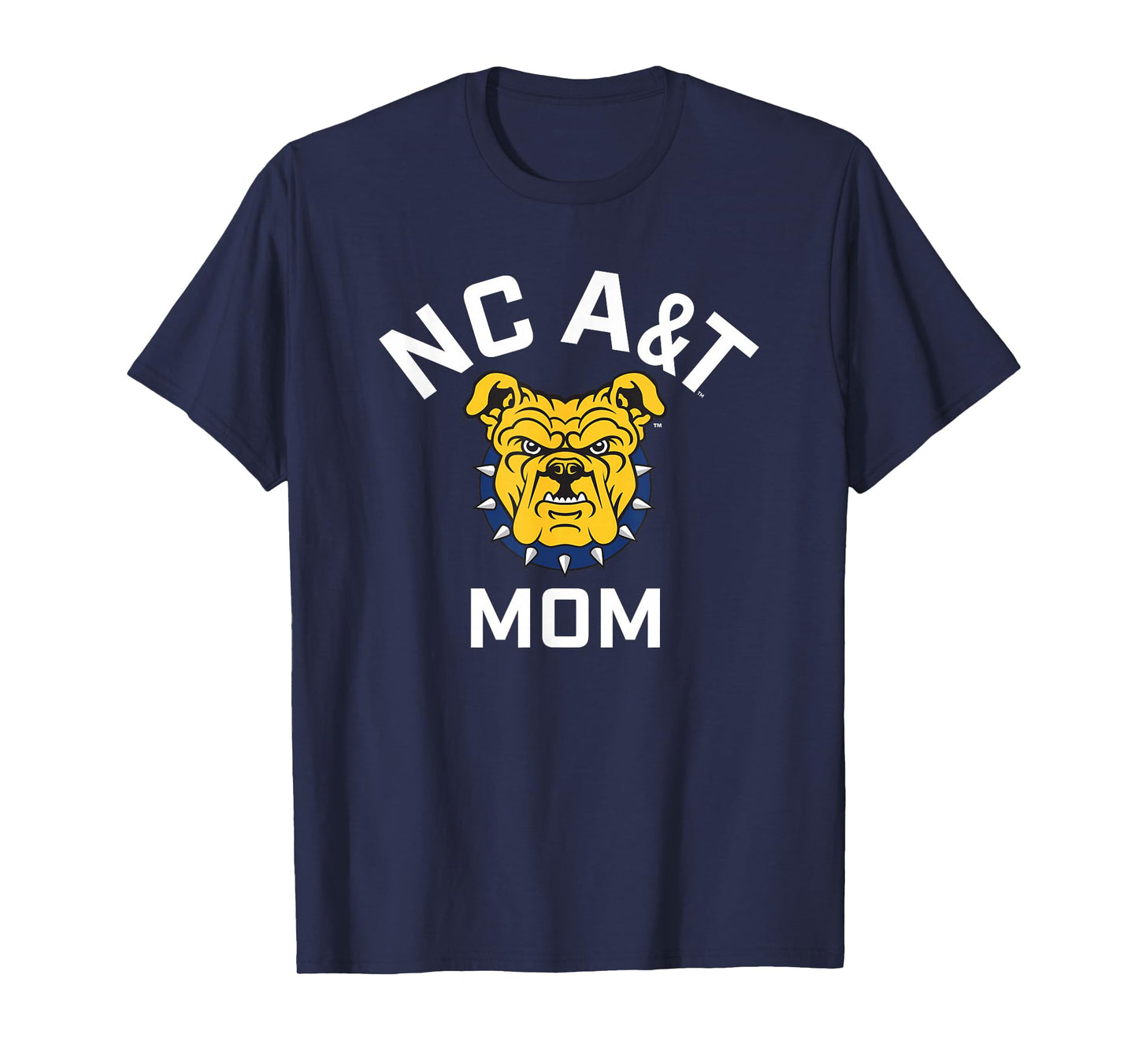 North Carolina A&T State University Aggies Arched Mom T-Shirt