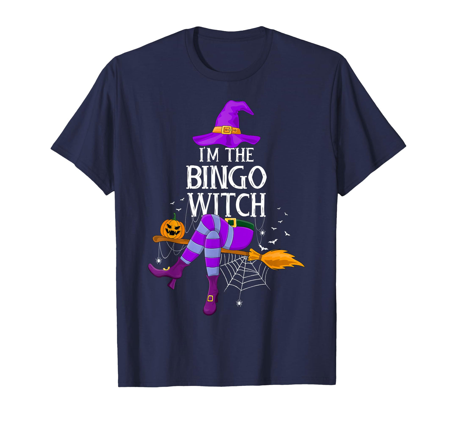 Matching Family Costume I'm The Bingo Witch Halloween T-Shirt