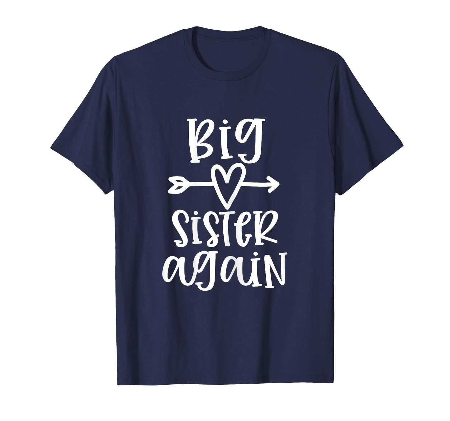 Big Sister Again for Teenage Girls Sibling Announcement T-Shirt