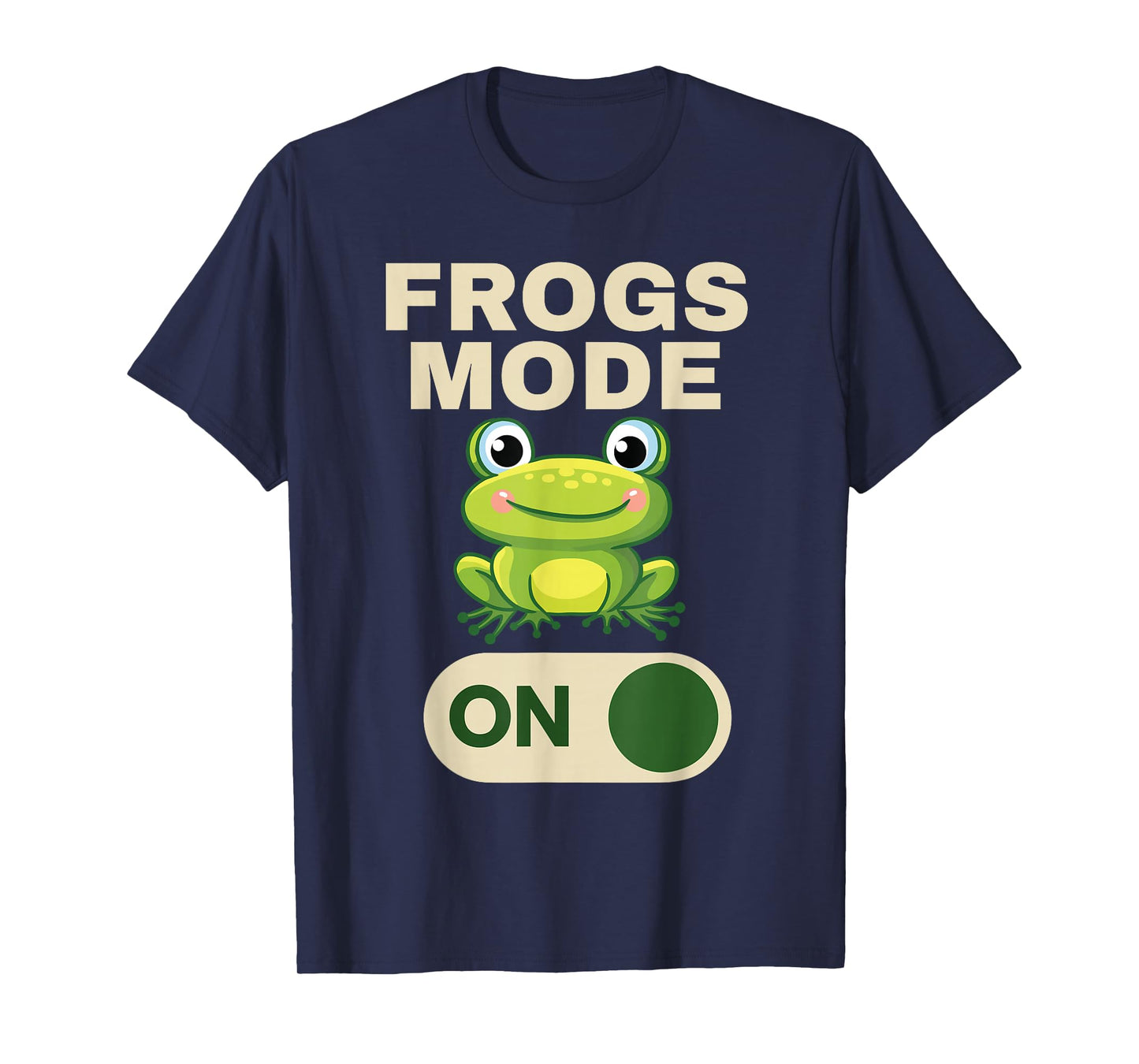 Frog Mode ON Cute Retro Frogs Lover T-Shirt