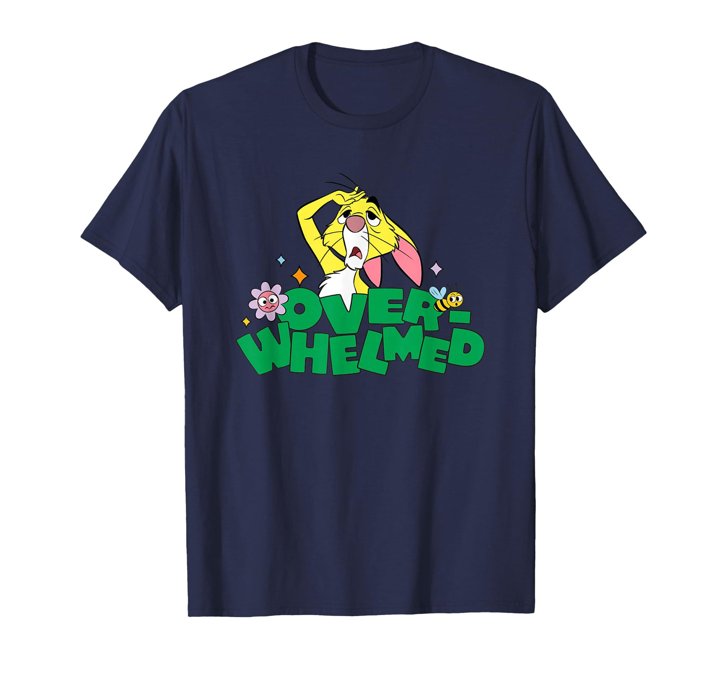 Disney Winnie the Pooh Overwhelmed Rabbit Logo T-Shirt