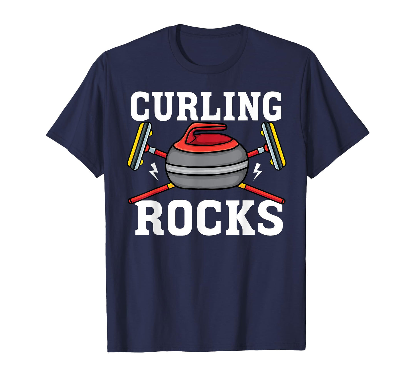 Curling rocks Broom curler Winter ice Sports lover Curling T-Shirt