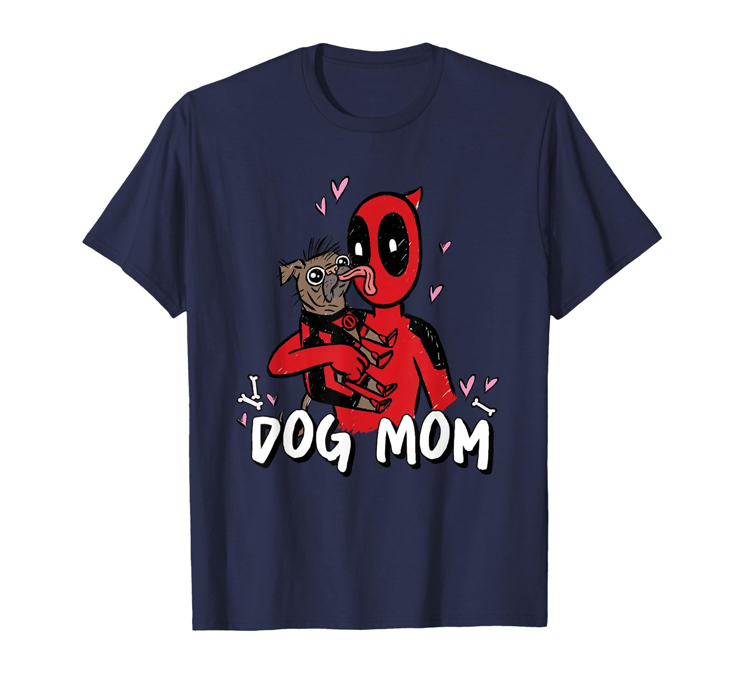 Marvel Super Heroes Pets Deadpool Loves Dogpool Dog Mom T-Shirt