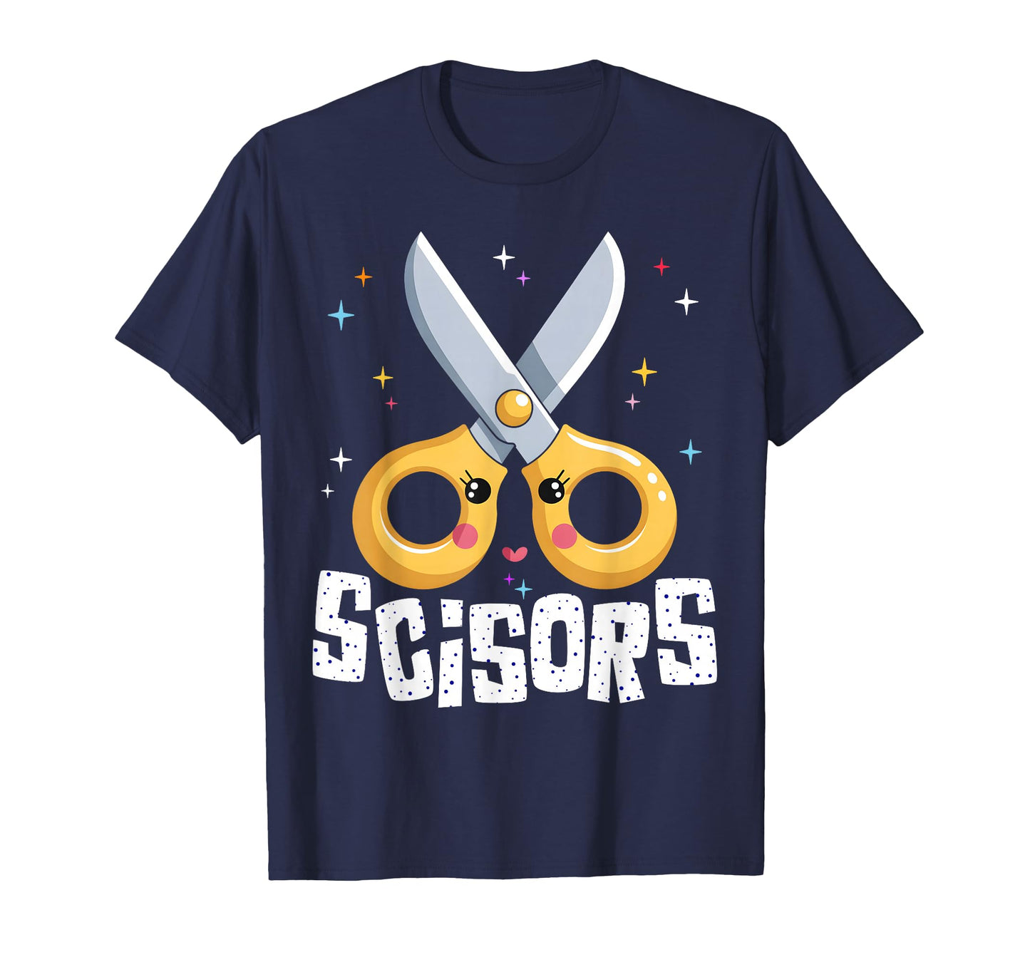 Scissors Paper Rock Halloween Costumes Group Family T-Shirt