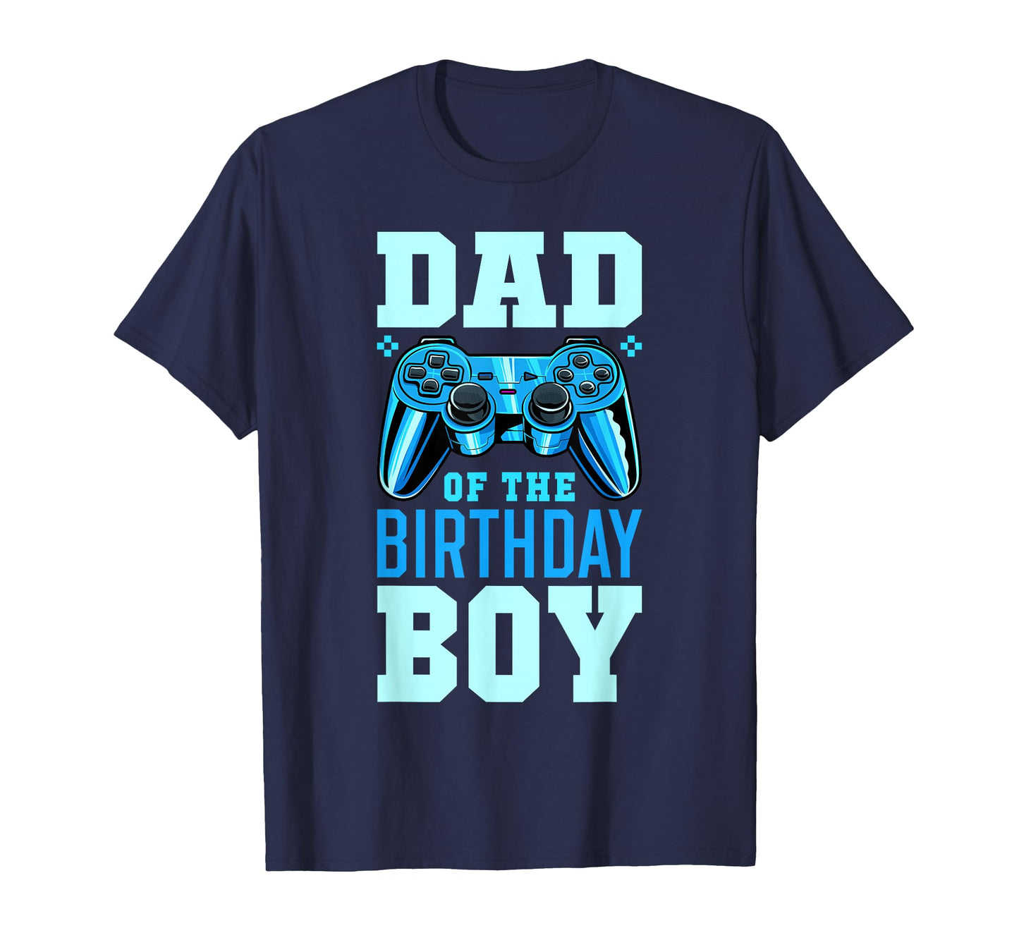 Dad of the Birthday Boy Matching Video Gamer Birthday Party T-Shirt