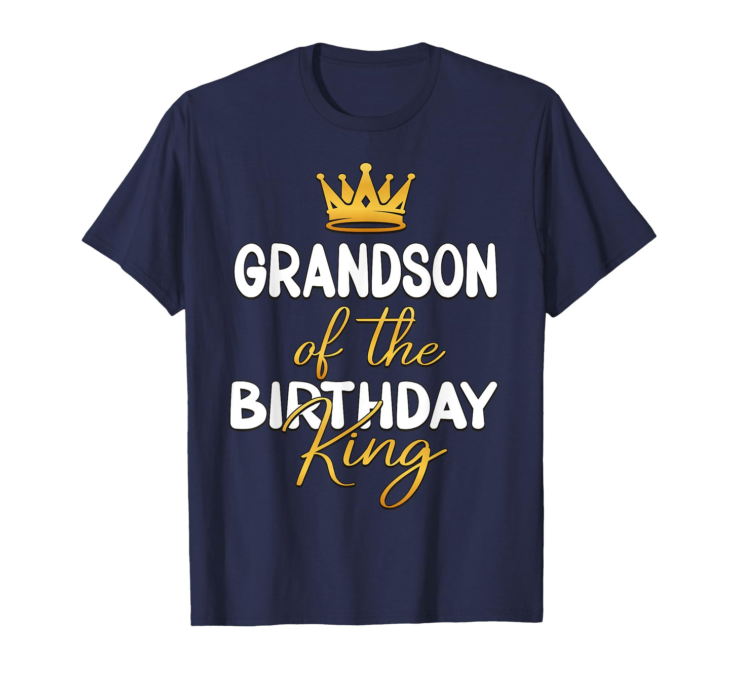 Grandson Of The Birthday King Bday Party Idea For Him T-Shirt