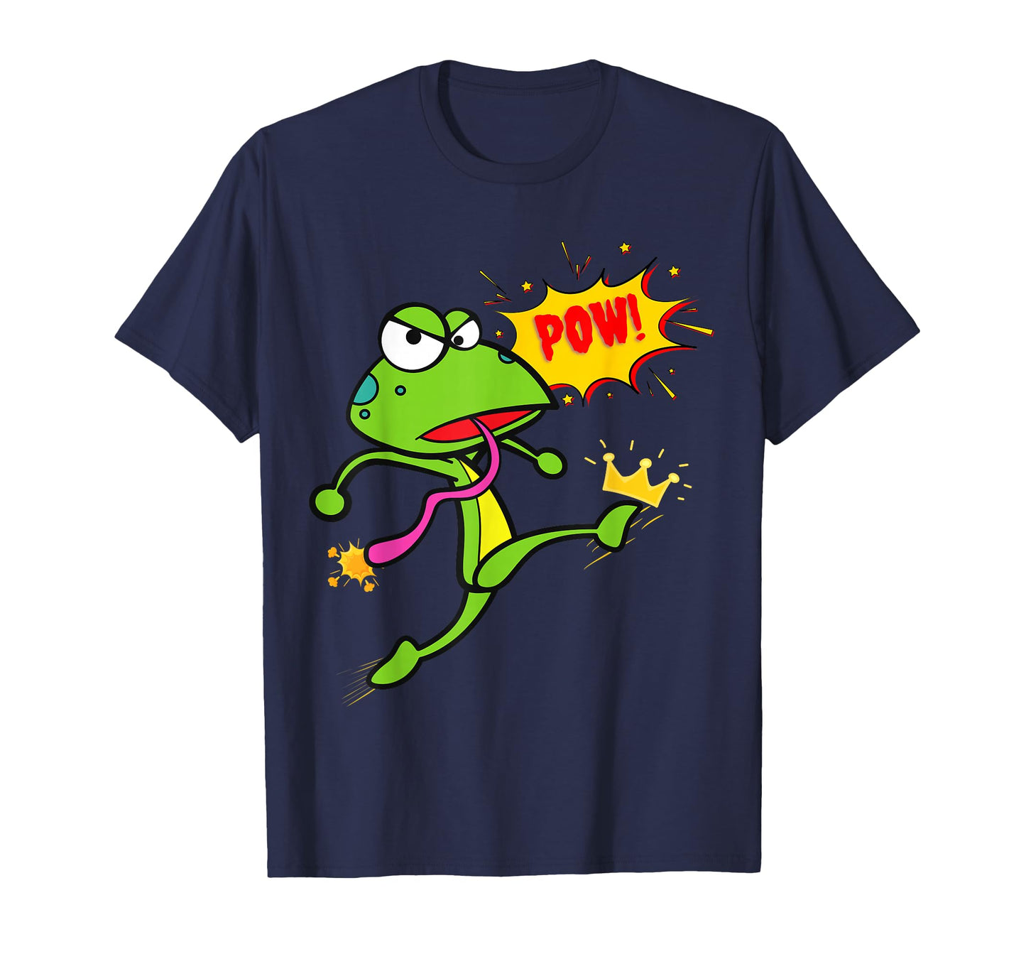 Frog No King Protest America Frog King Crown T-Shirt