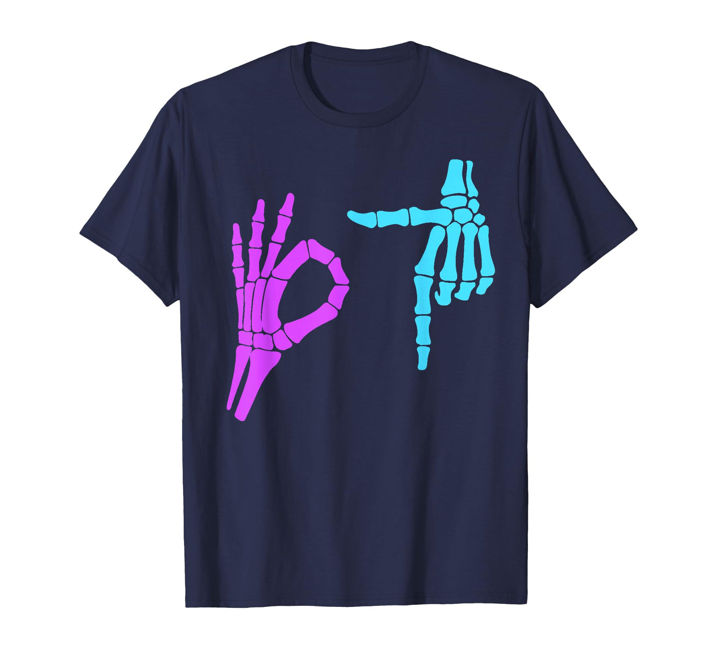 6 7 Meme Skeleton Hands 67 T-Shirt