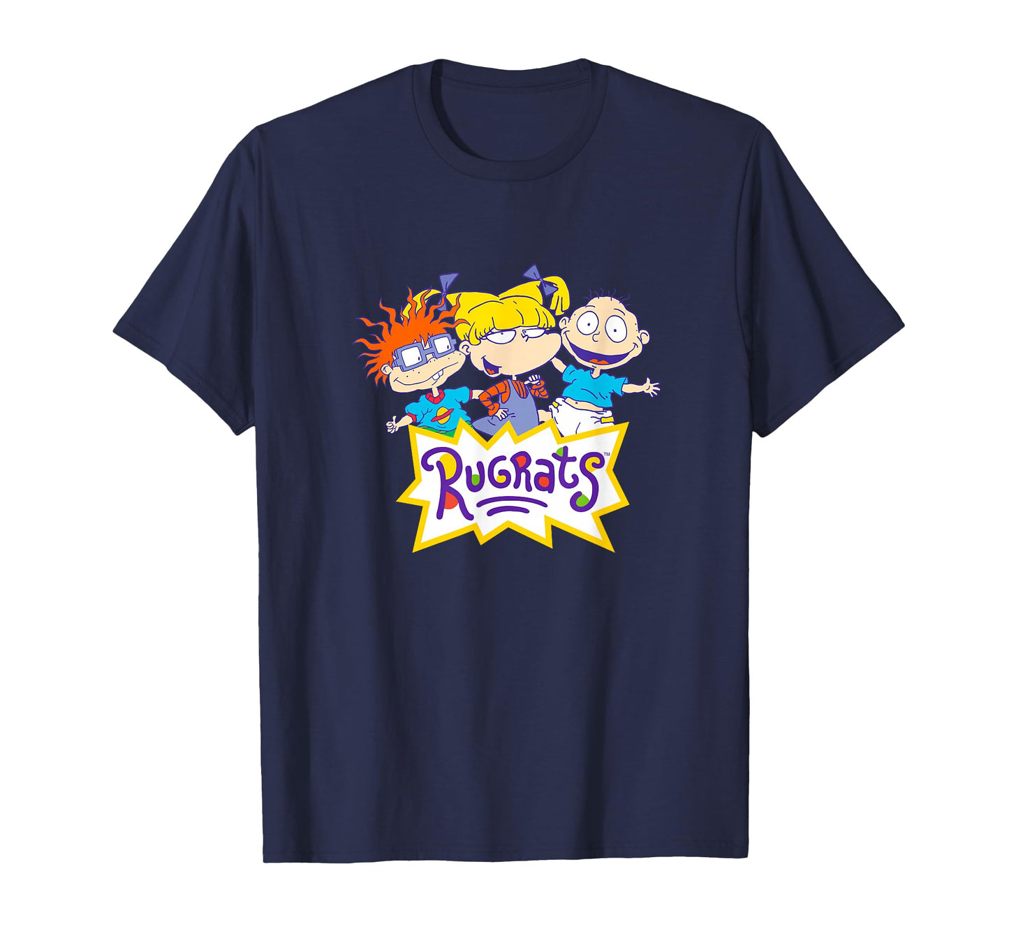 Rugrats Chuckie Angelica Tommy Logo Throwback T-Shirt
