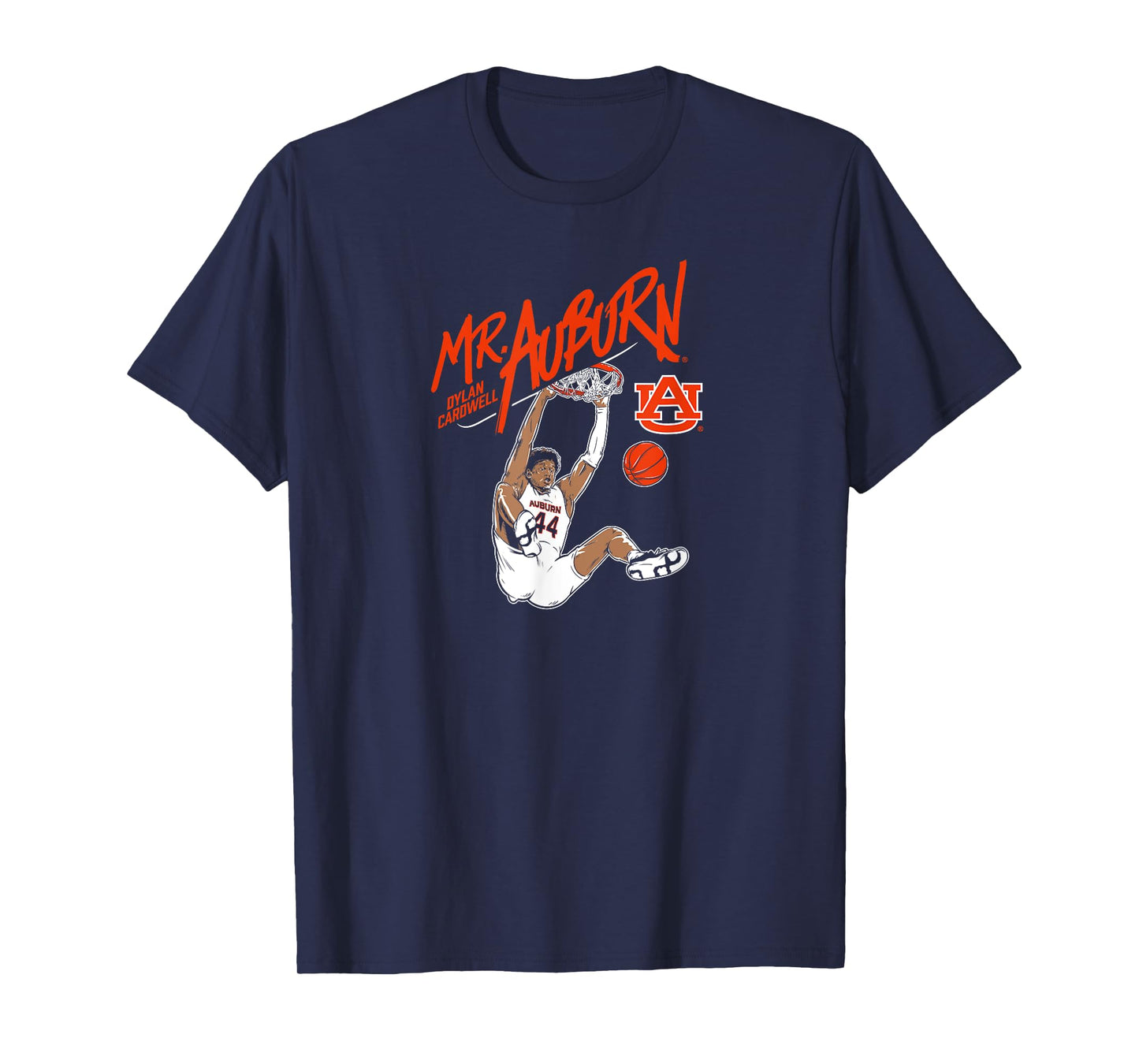 Dylan Cardwell - Mr. Auburn - Auburn Tigers Basketball T-Shirt