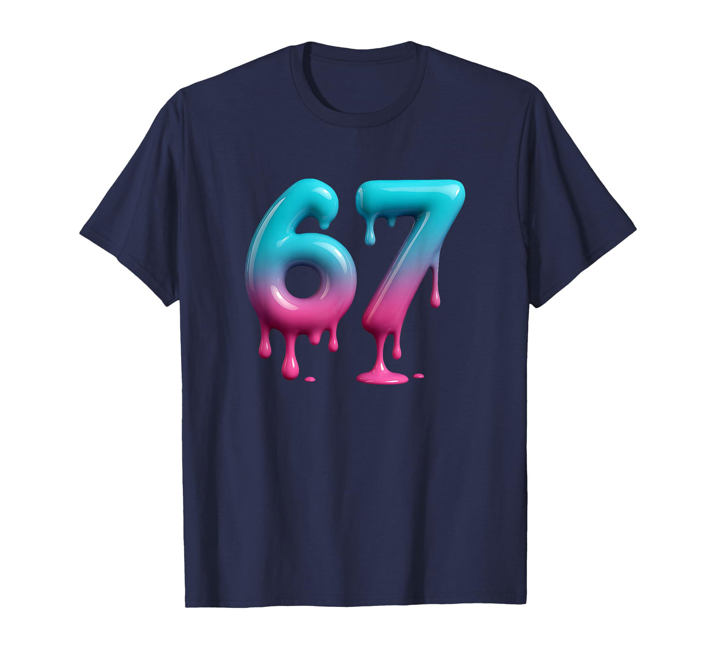 Six Seven 67 Meme for Gen Alpha Kids and Adults 6 7 T-Shirt